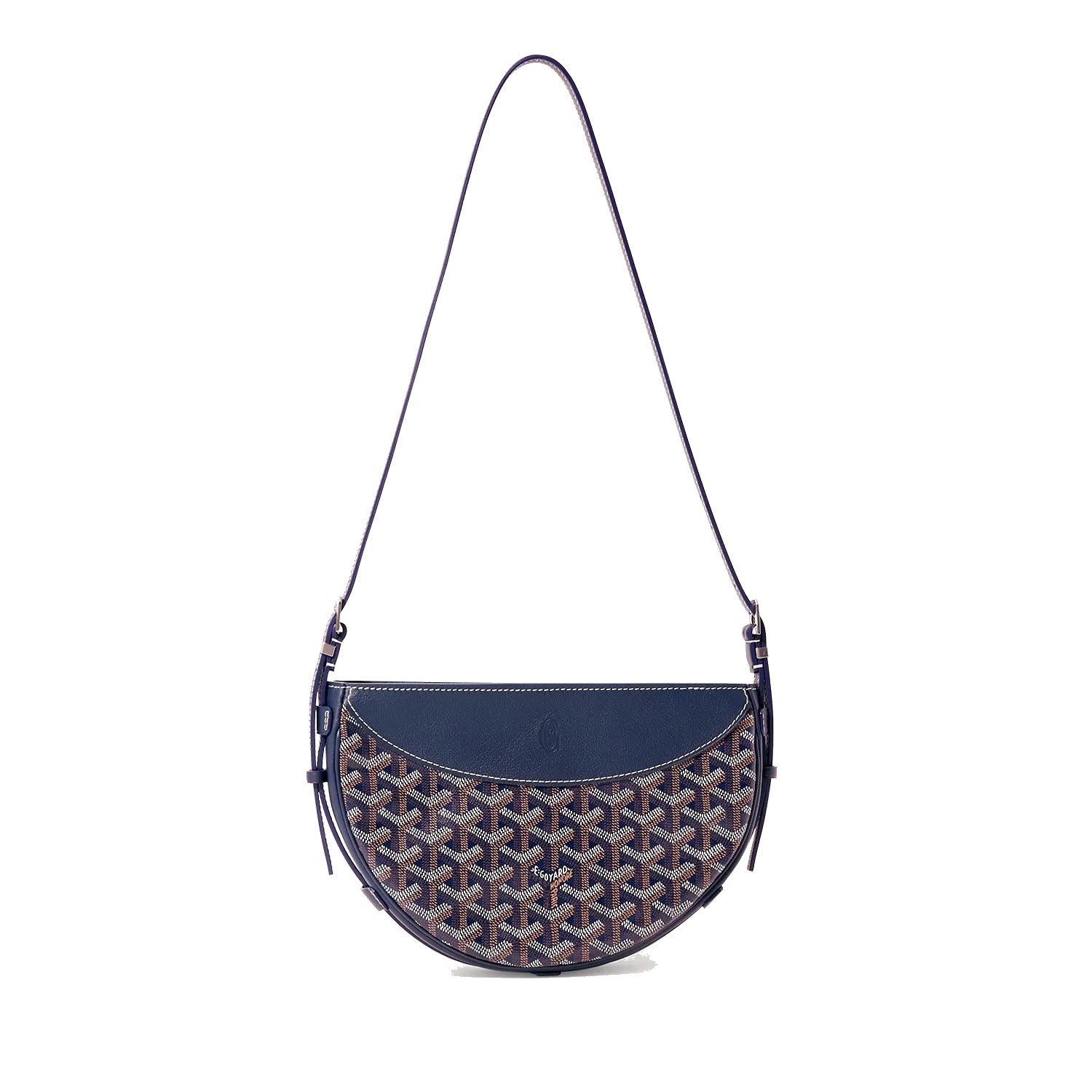 Crescent Shoulder Bag - Navy Blue - 30