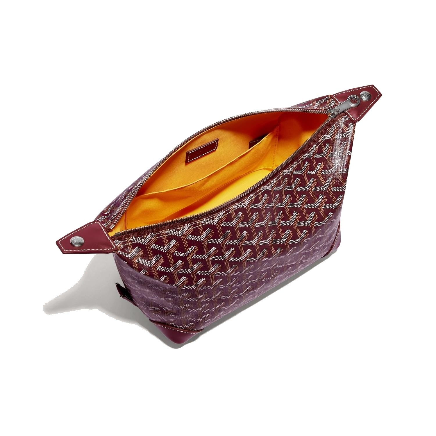 Canvas Bowling Toiletry Bag - Burgundy - 35