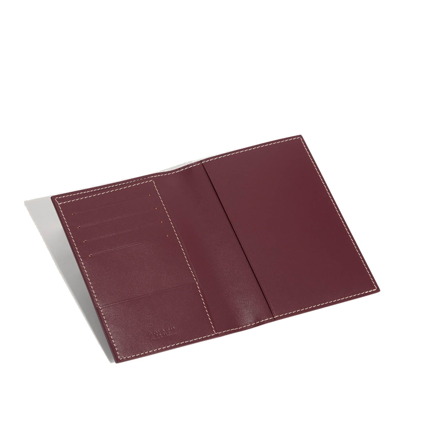 Canvas Passport Cover - Burgundy - 26