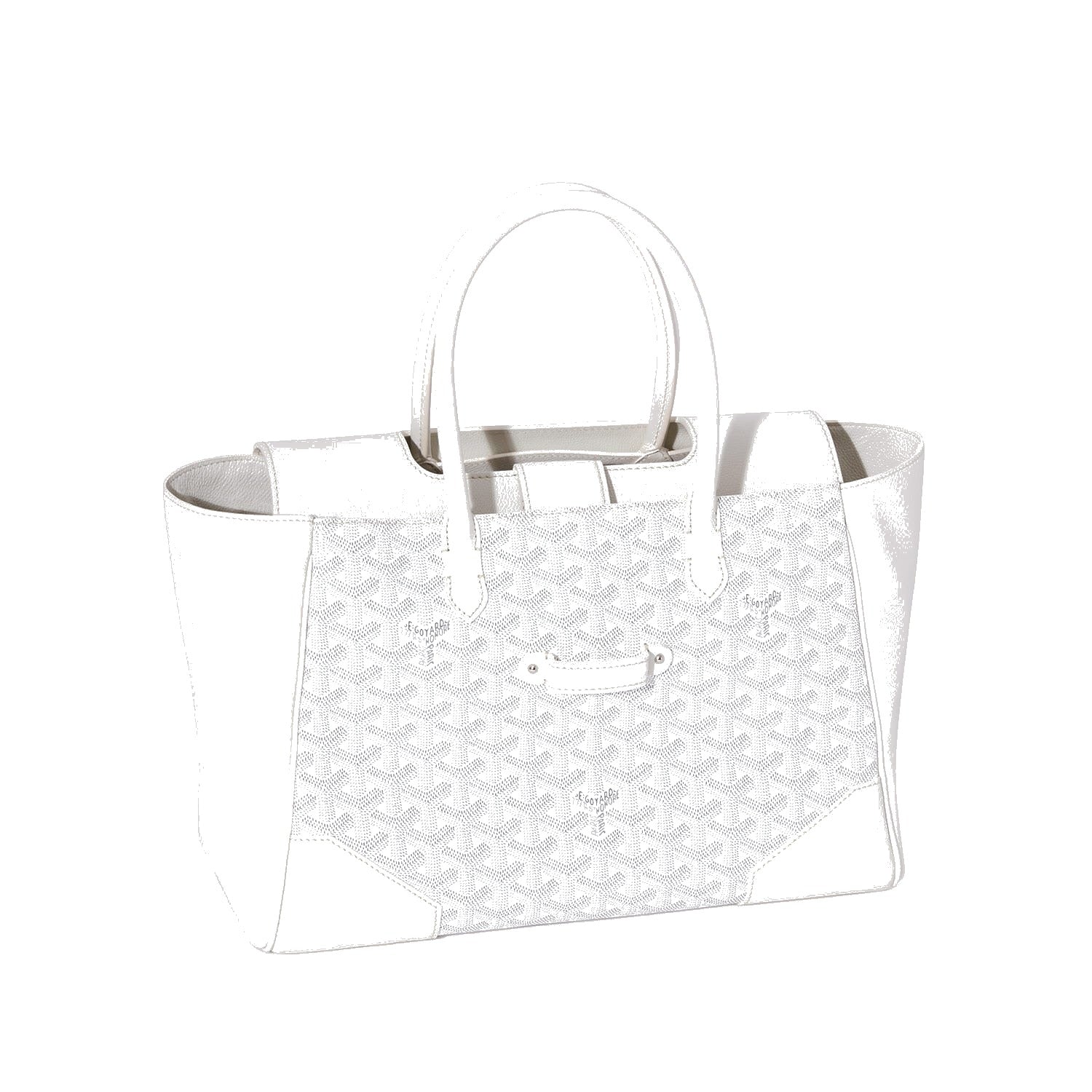 Structured Convertible Tote Bag - White - 68