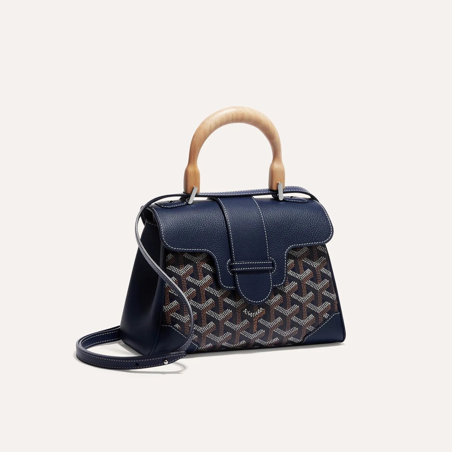Saïgon Soft Mini Handbag - Navy Blue
