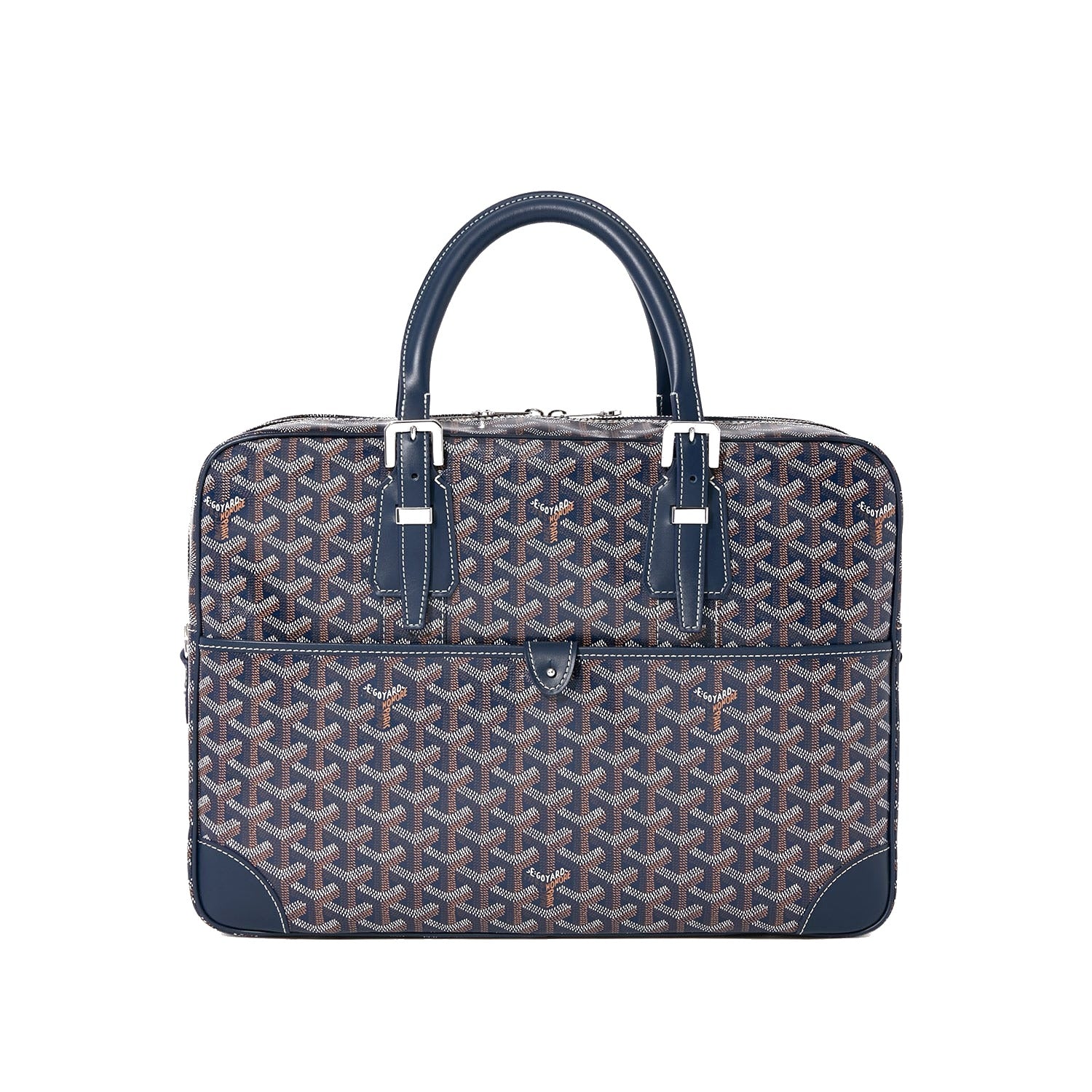 Structured Document Briefcase - Medium - Navy Blue - 17