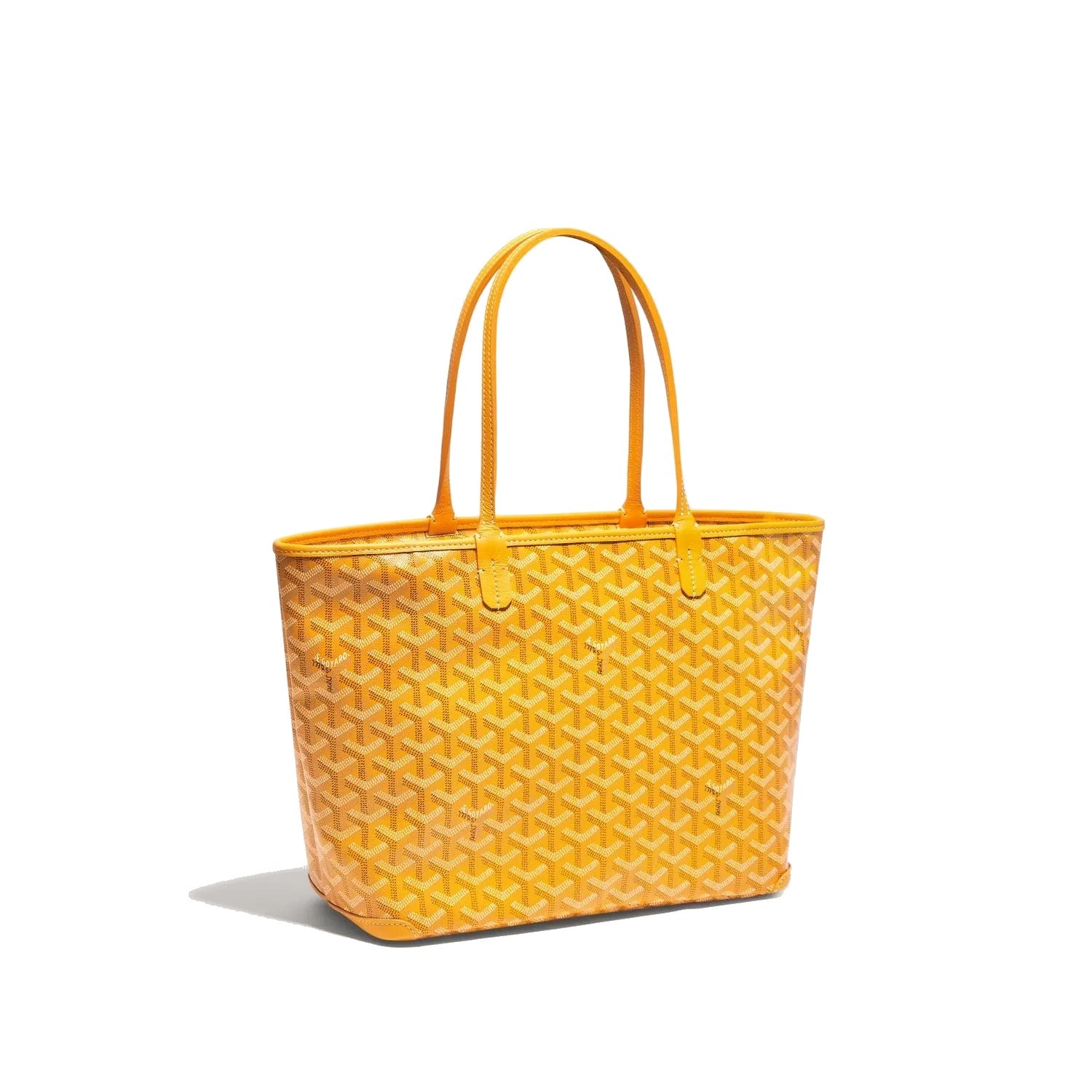 Zippered Canvas Tote - Small - Yellow