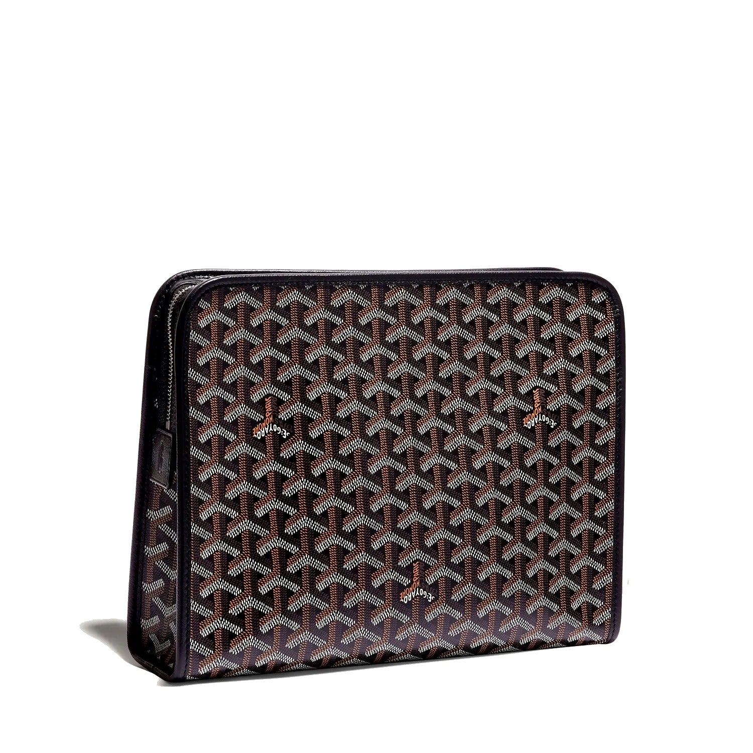 Canvas Toiletry Bag - Large - Black - 2
