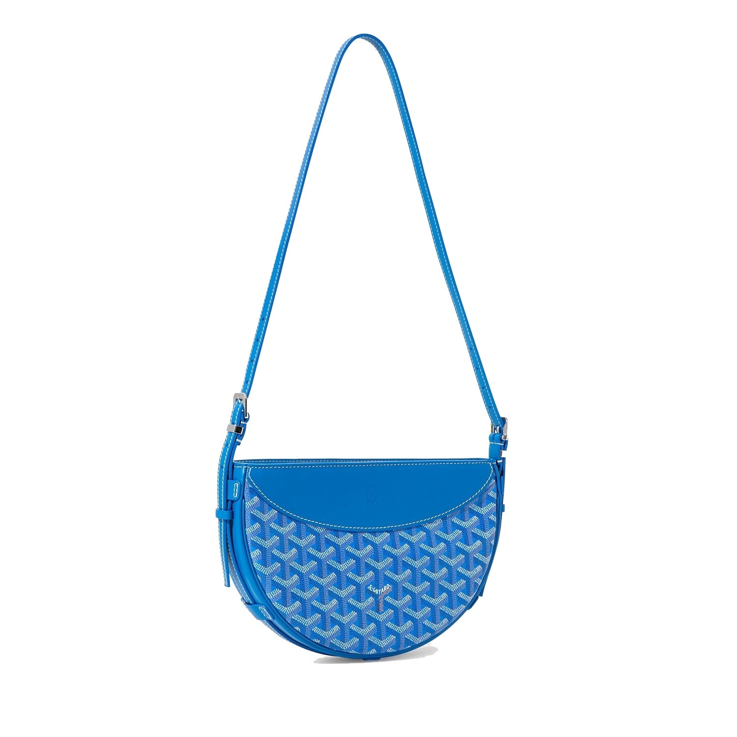 Crescent Shoulder Bag - Sky Blue