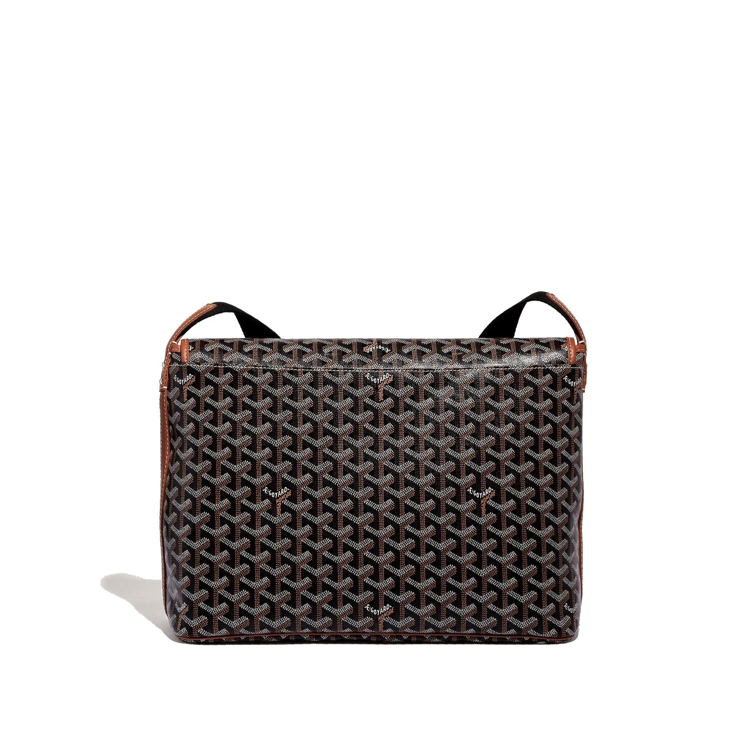 Classic Messenger Bag - Medium - Black & Tan - 7