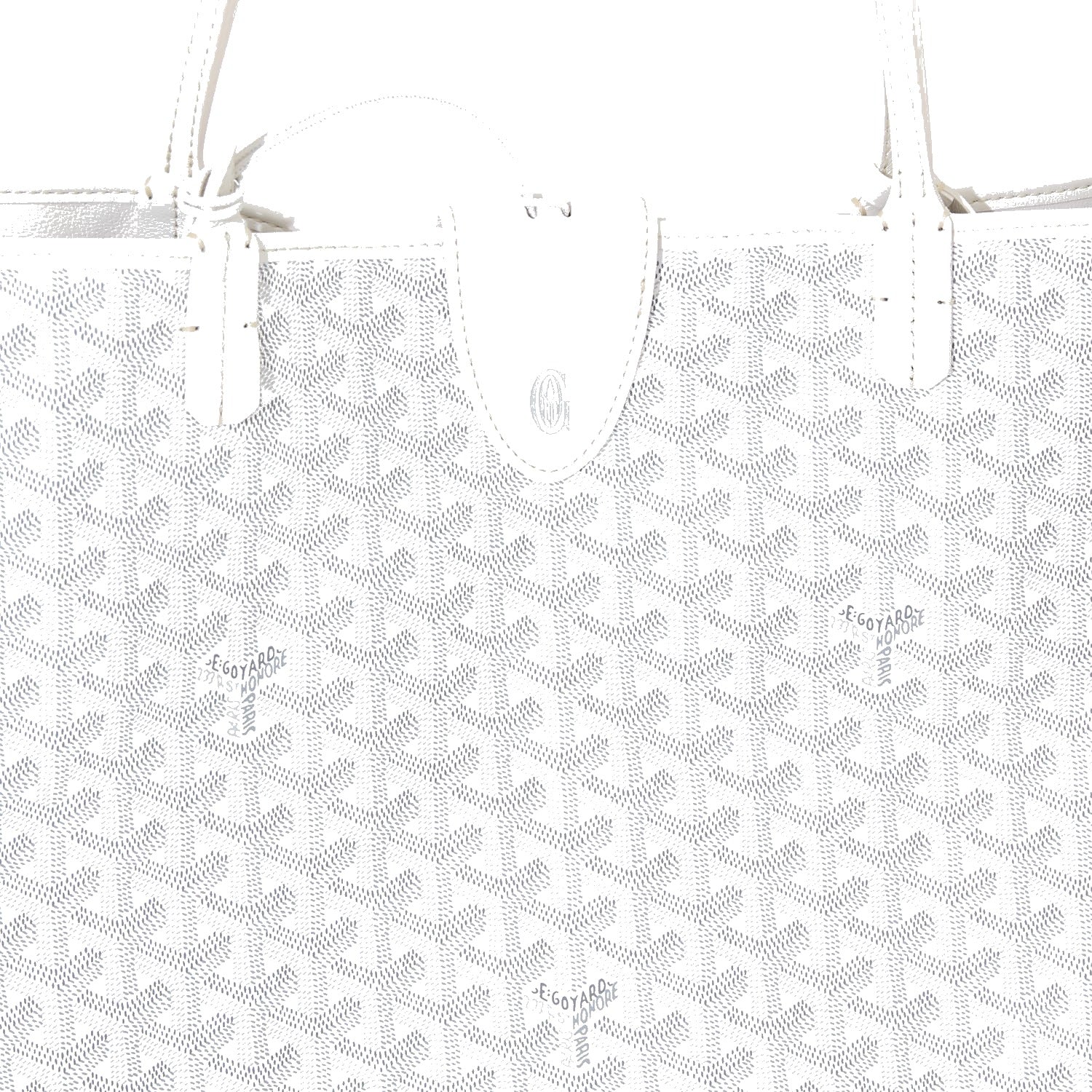 Reversible Leather Tote Bag - Large - White - 49