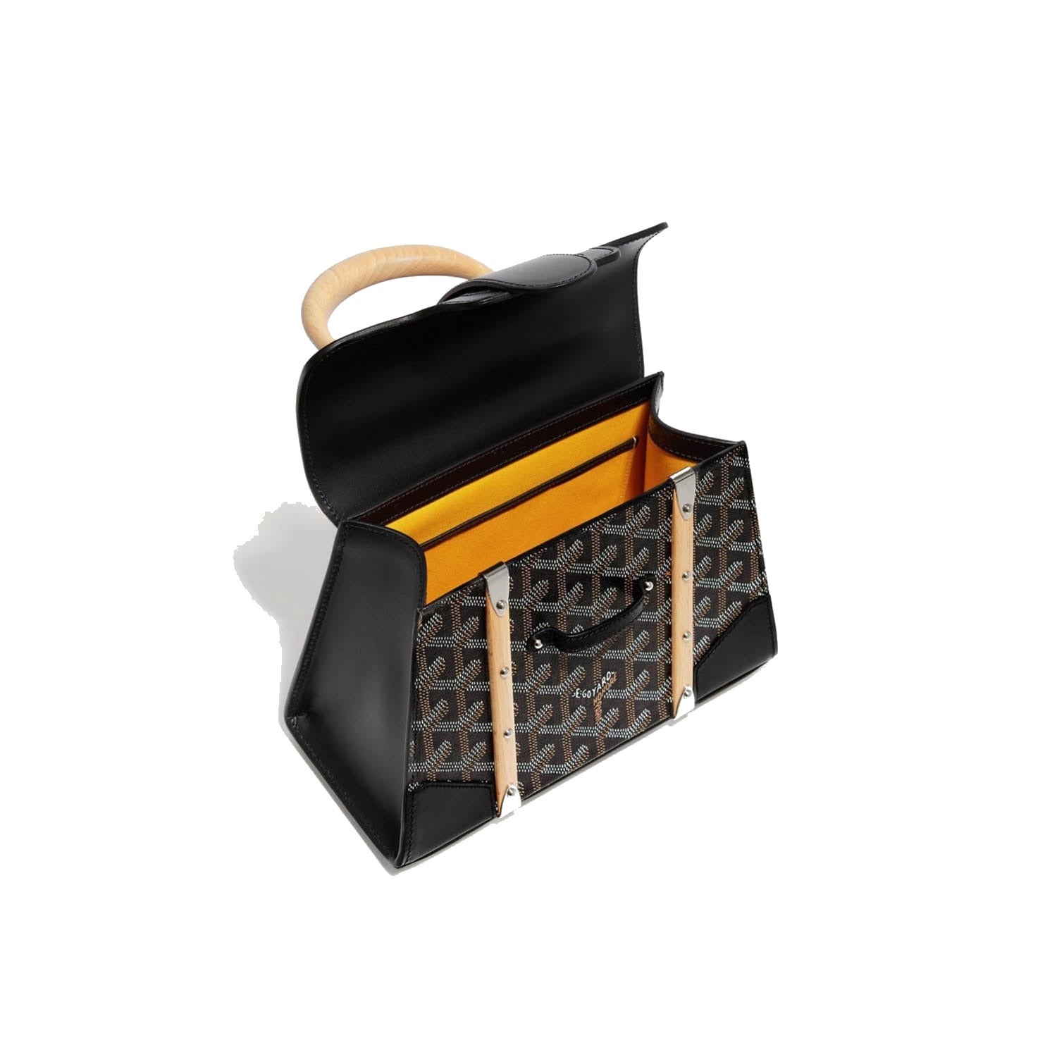 Structured Mini Top-Handle Bag - Black - 4