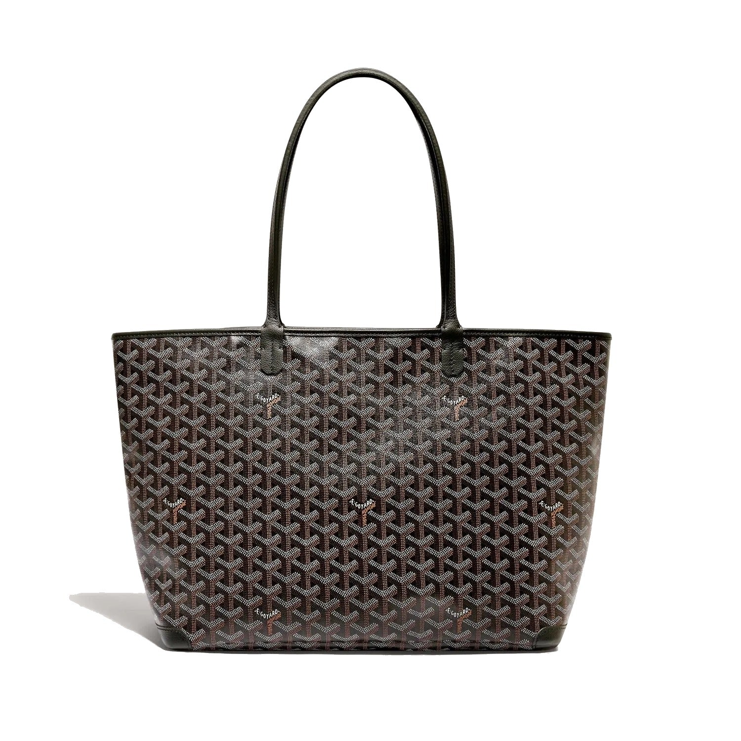 Zippered Canvas Tote - Medium - Black - 2