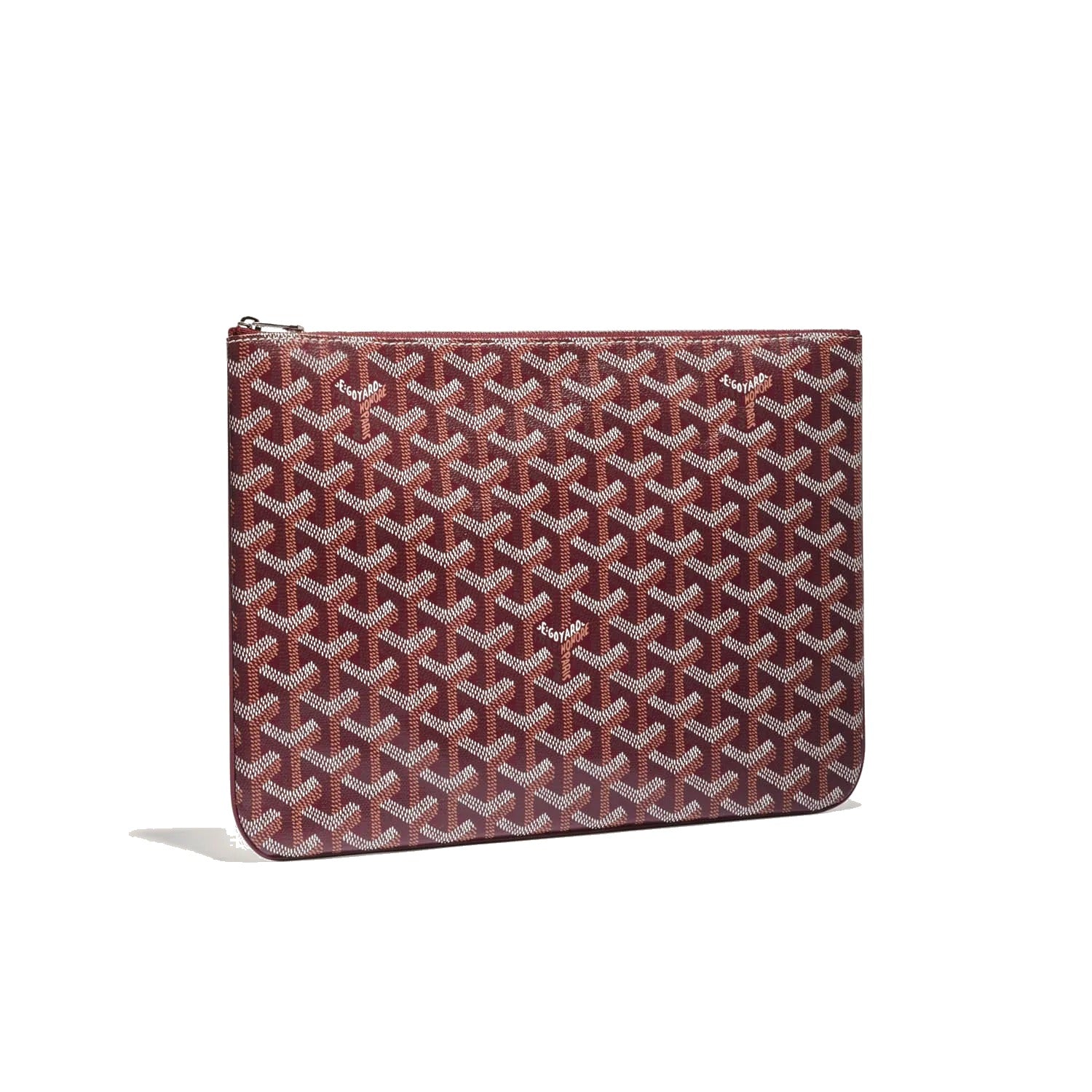 Flat Document Pouch - Medium - Burgundy