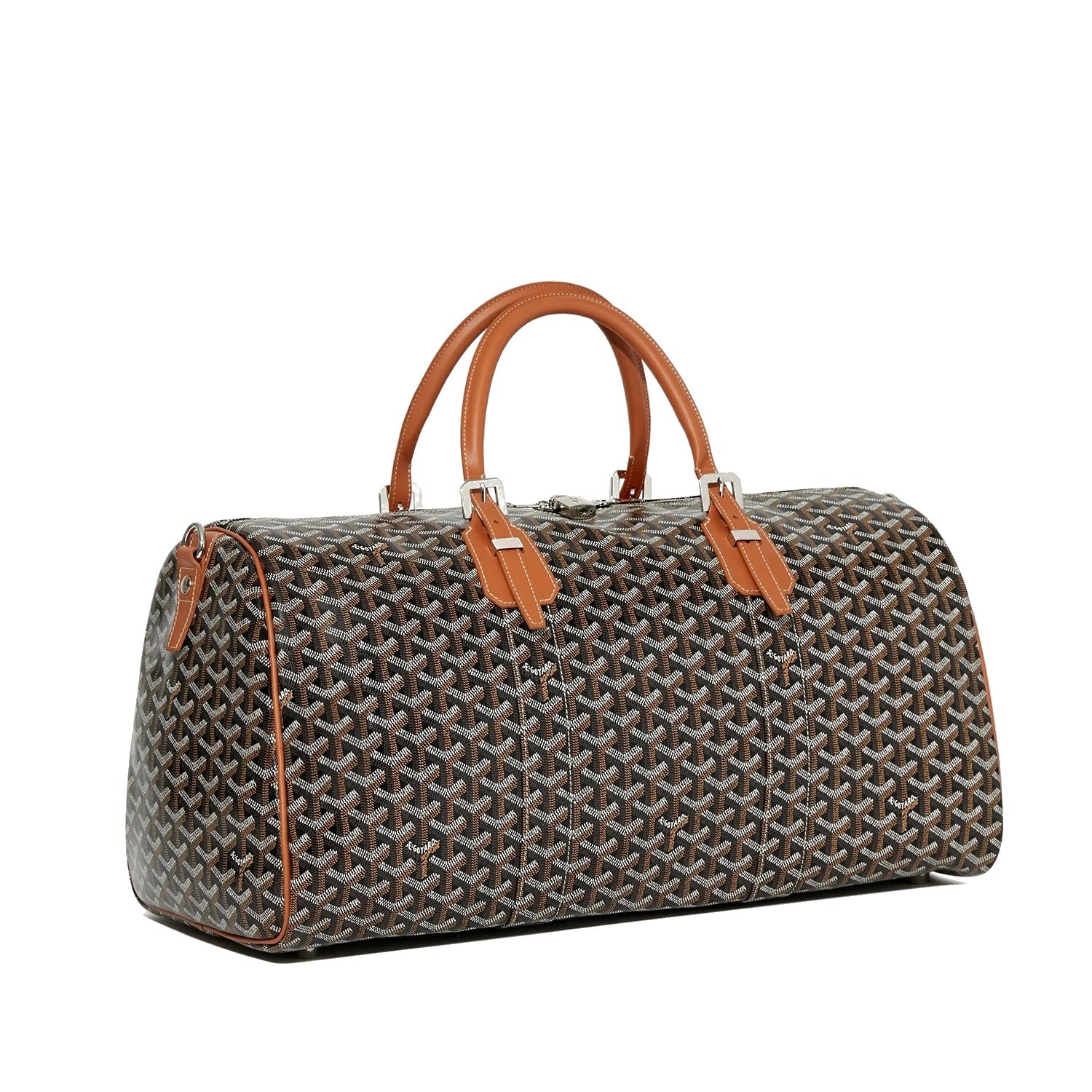 Canvas Travel Duffel - 50cm - Black & Tan