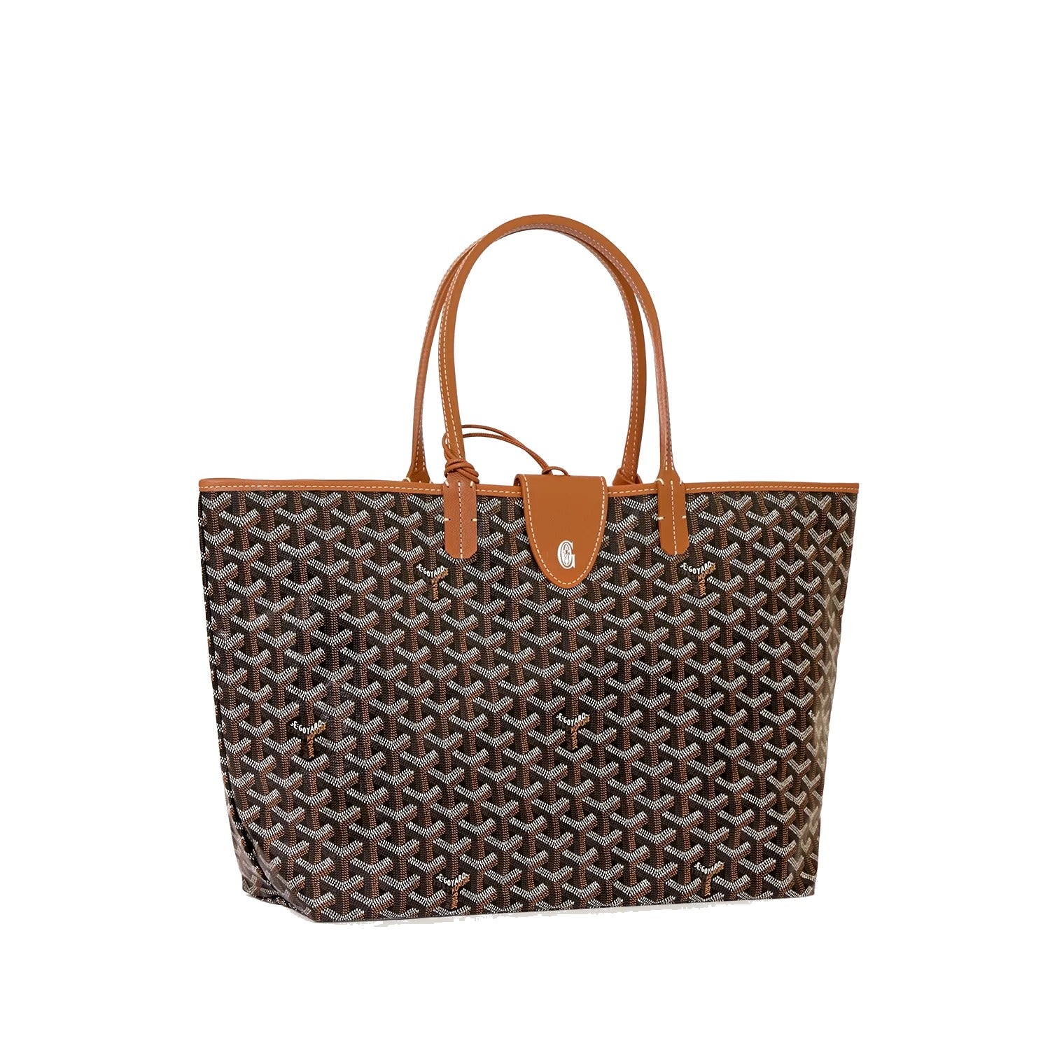 Lightweight Canvas Tote Bag - Small - Black & Tan