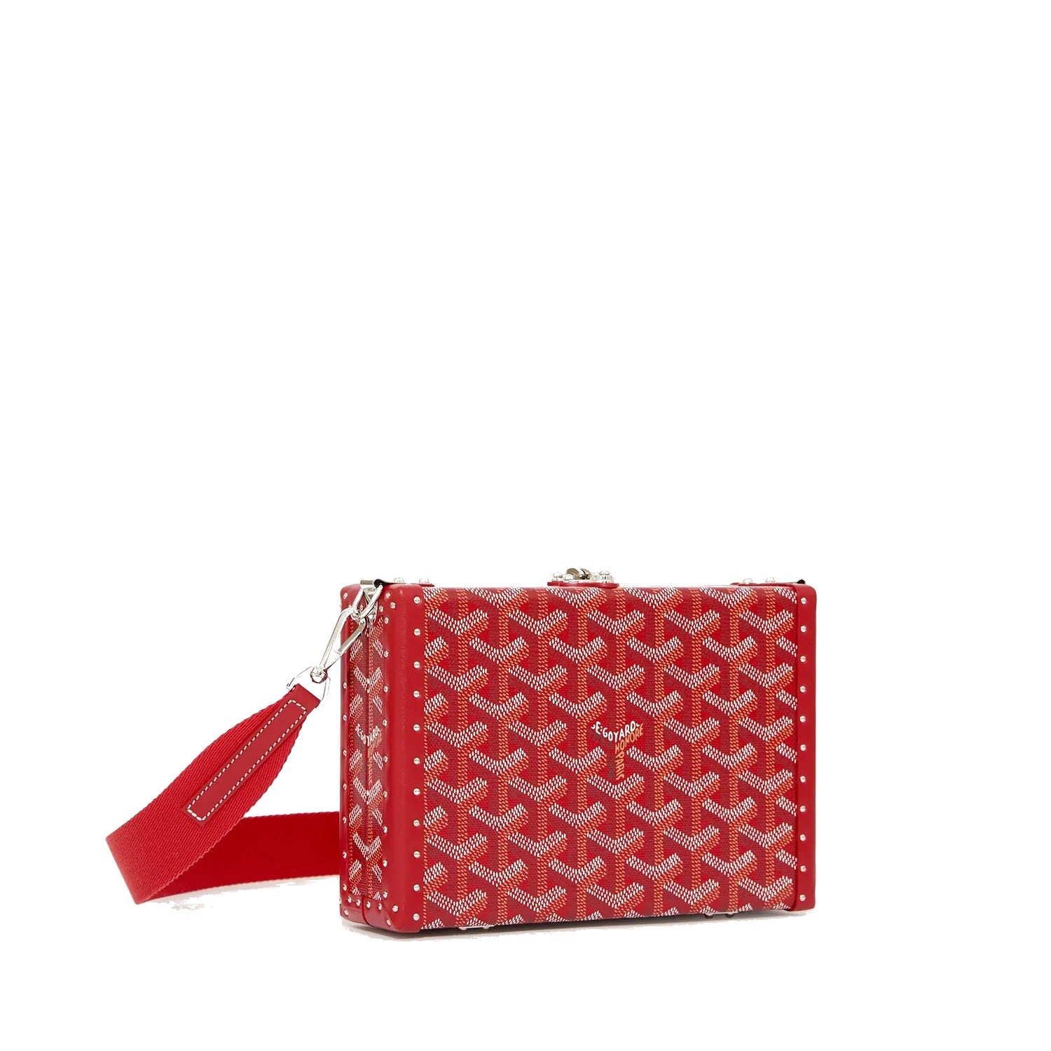 Trunk Crossbody Box Bag - Red