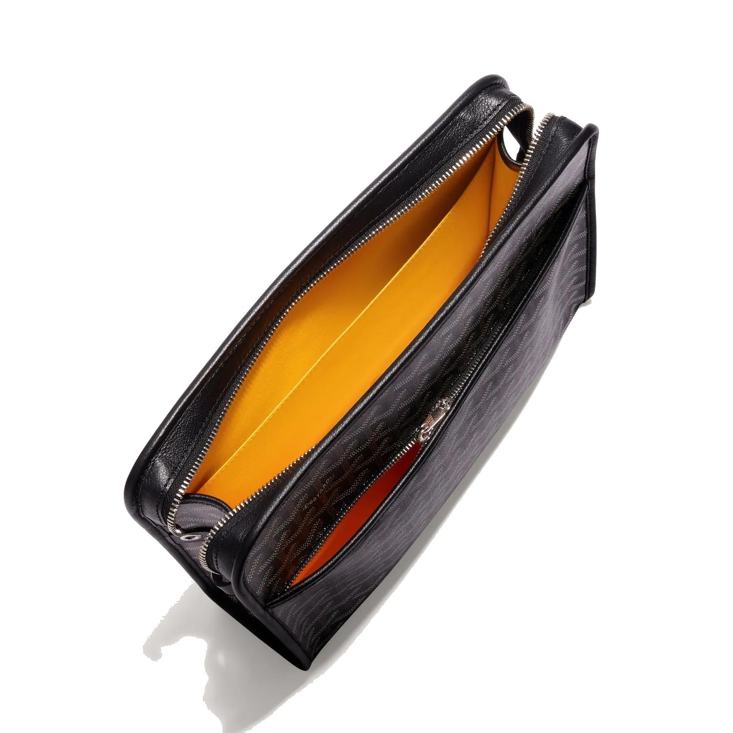 Canvas Toiletry Bag - Large - Black - 3