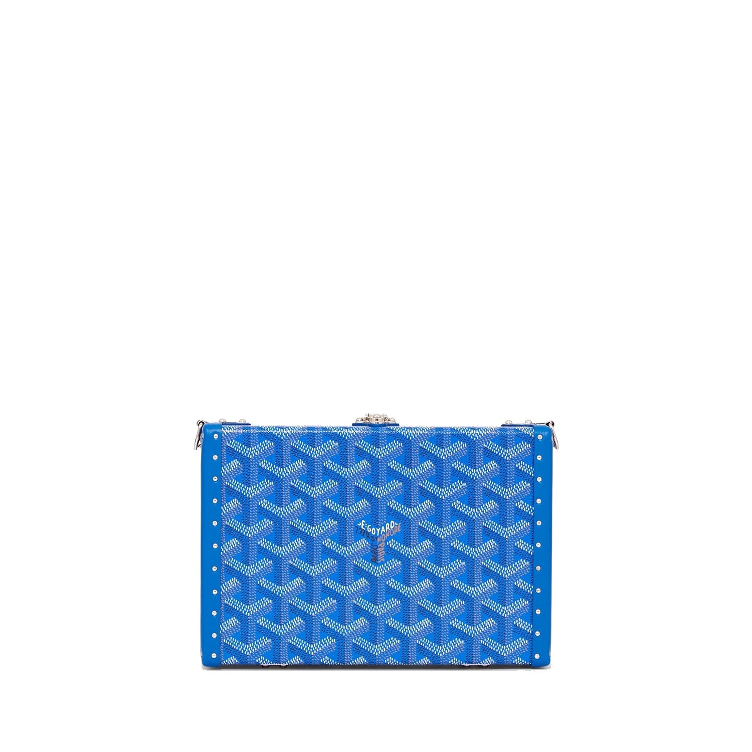 Trunk Crossbody Box Bag - Sky Blue - 26