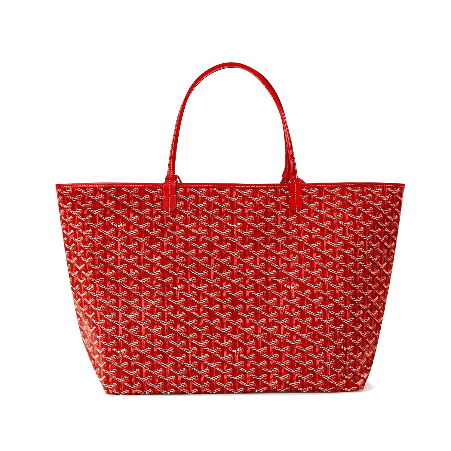 Lightweight Canvas Tote Bag - Large - Red - 14