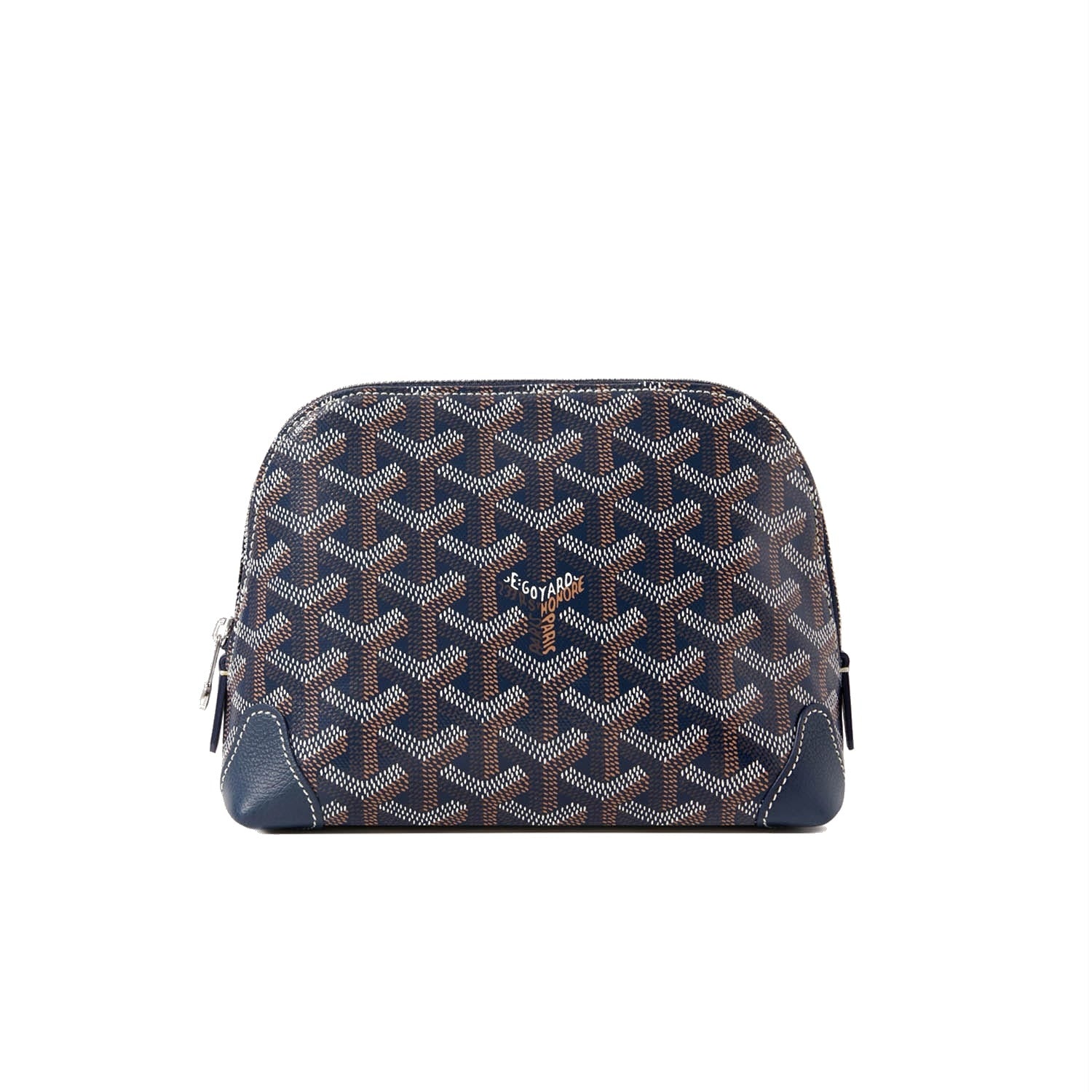 Canvas Cosmetic Pouch - Navy Blue - 30