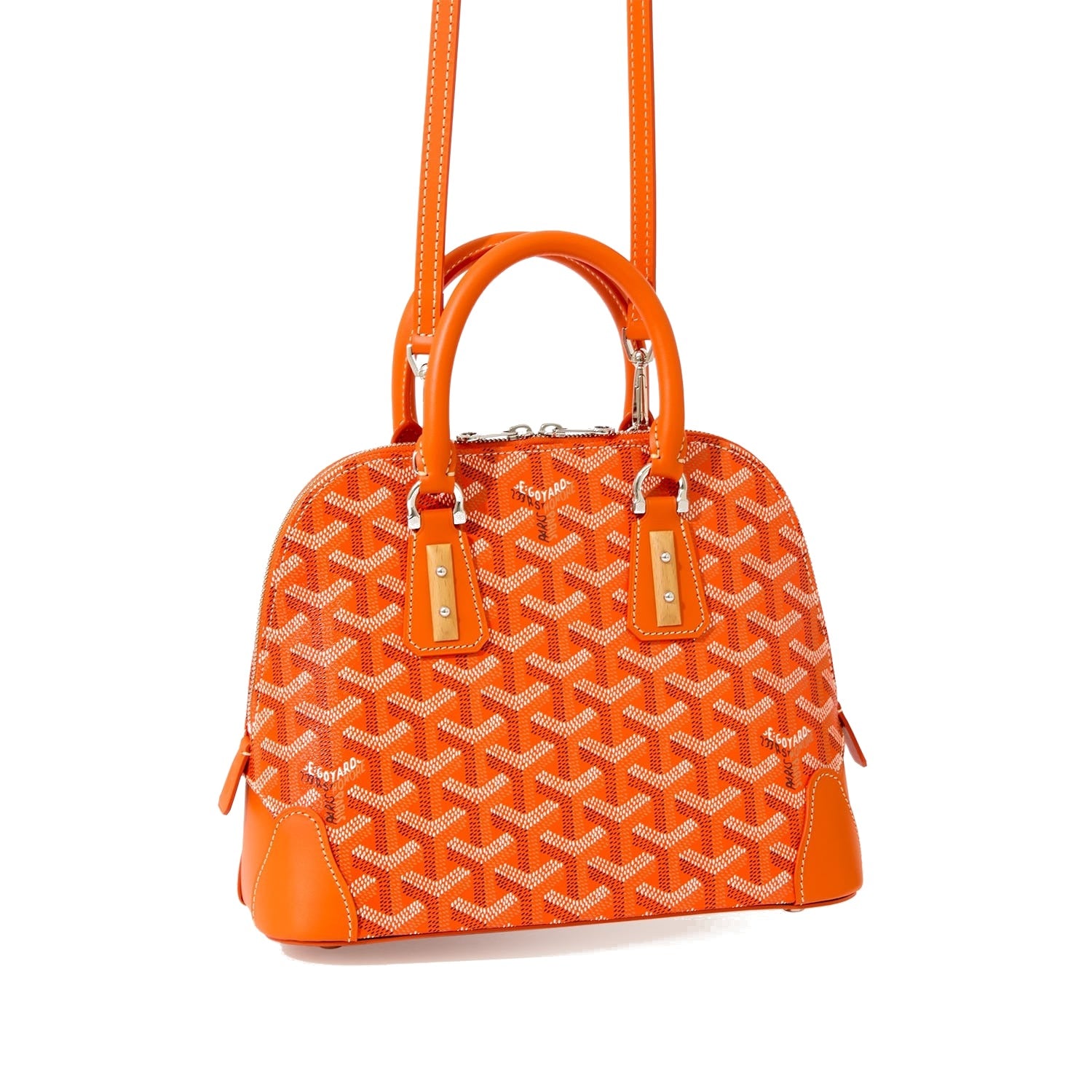 Mini Structured Top-Handle Bag - Orange - 20