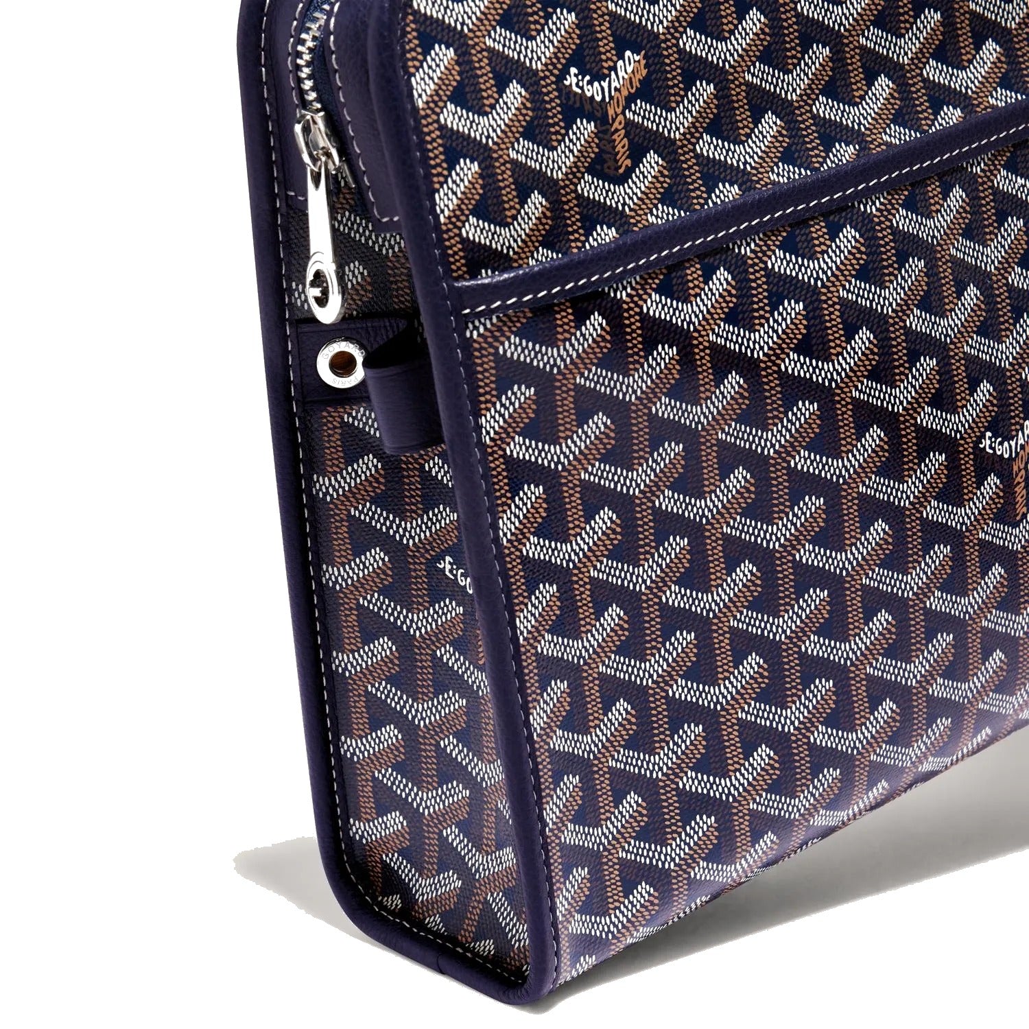 Canvas Toiletry Bag - Large - Navy Blue - 32
