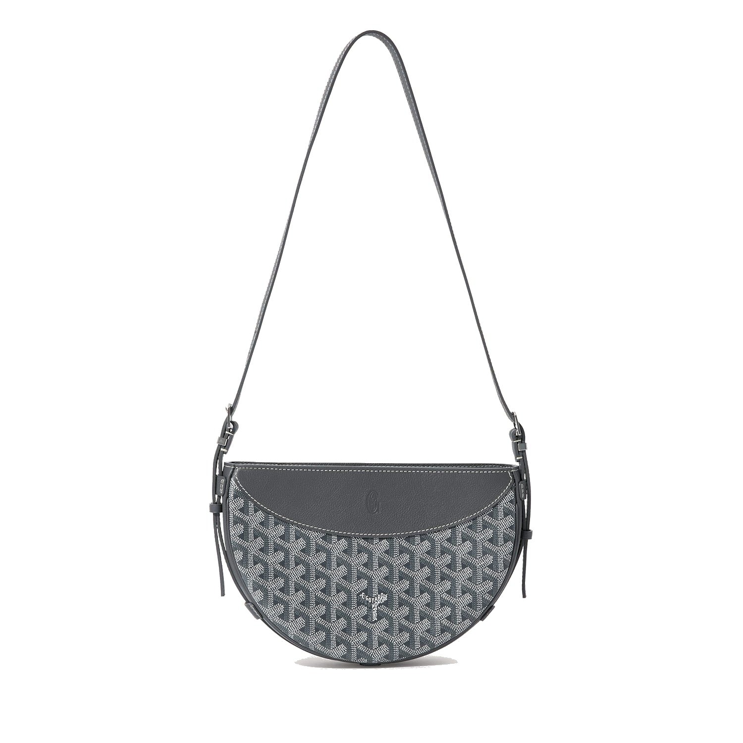 Crescent Shoulder Bag - Grey - 42