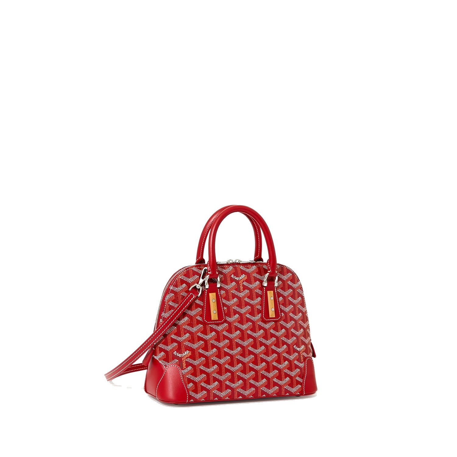Mini Structured Top-Handle Bag - Red