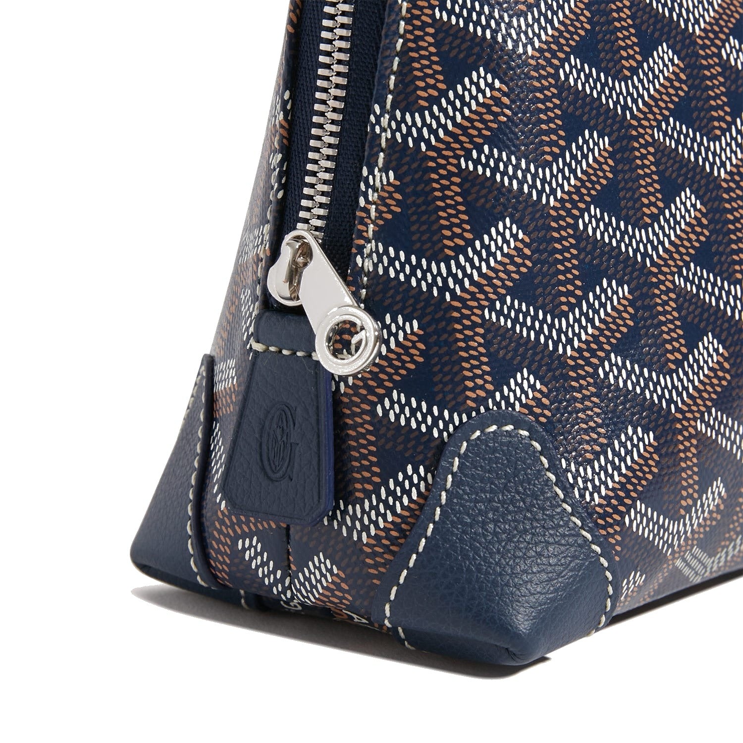 Canvas Cosmetic Pouch - Navy Blue - 32