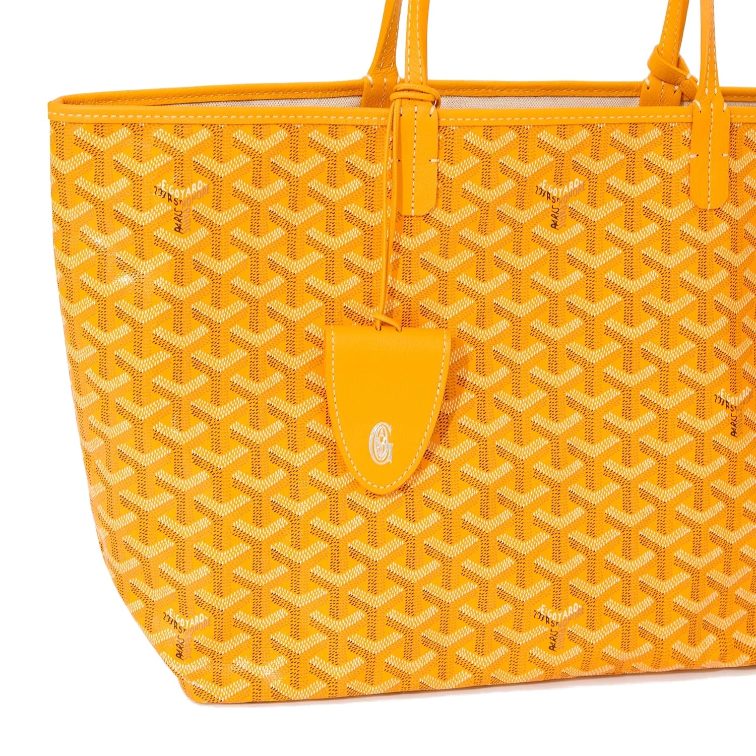Canvas Tote with Personalized Stripes - Small - Yellow - 30