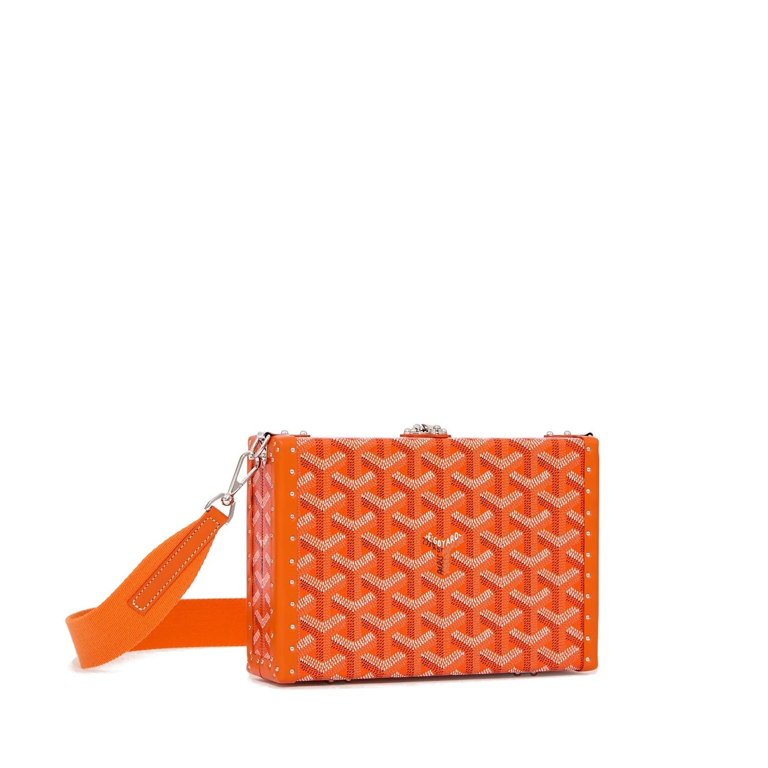 Trunk Crossbody Box Bag - Orange