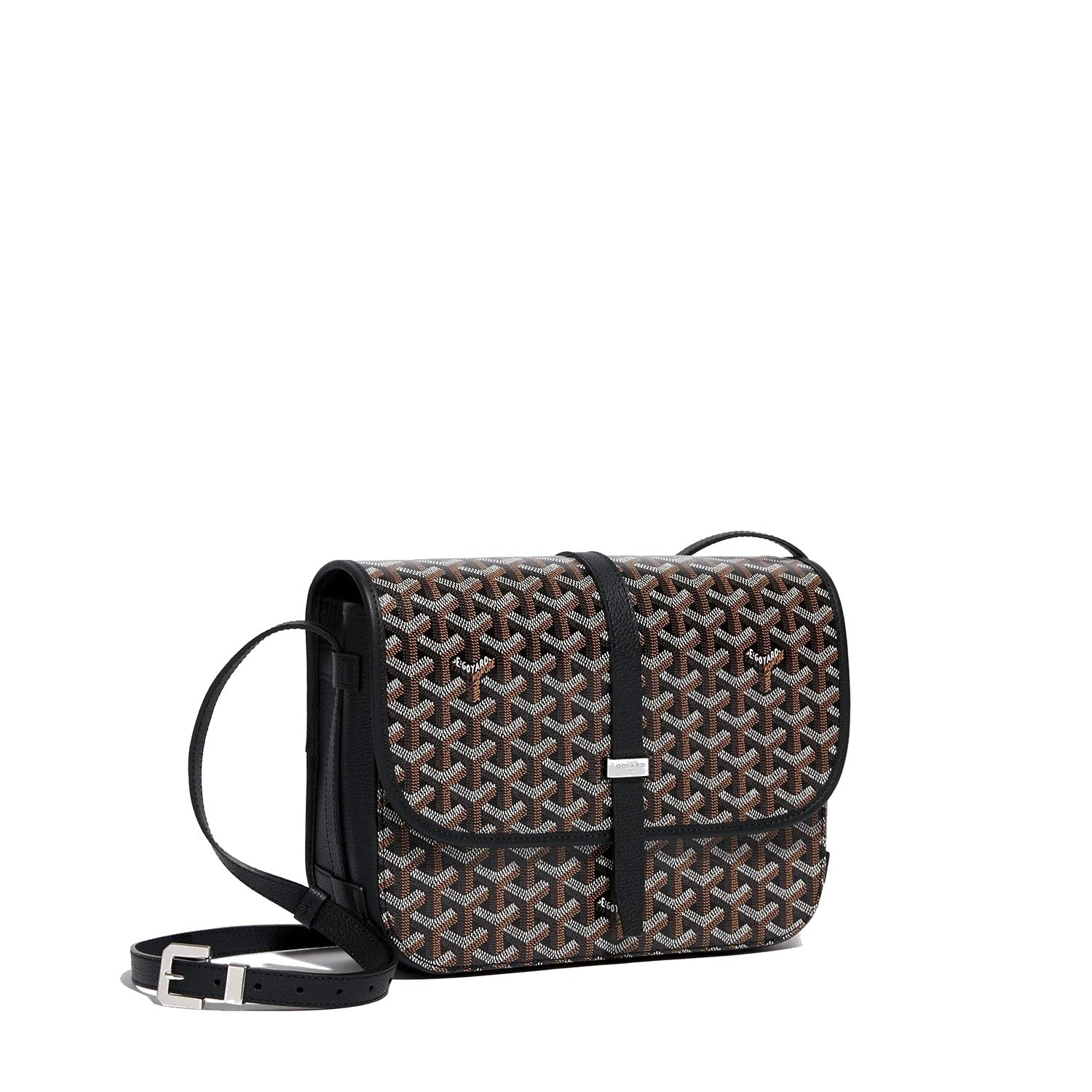 Canvas Crossbody Messenger - Medium - Black