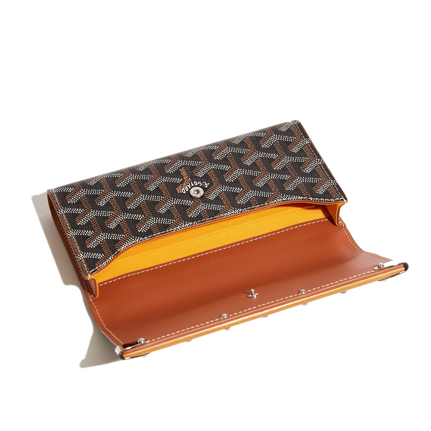 Mini Evening Clutch Case - Black & Tan - 8
