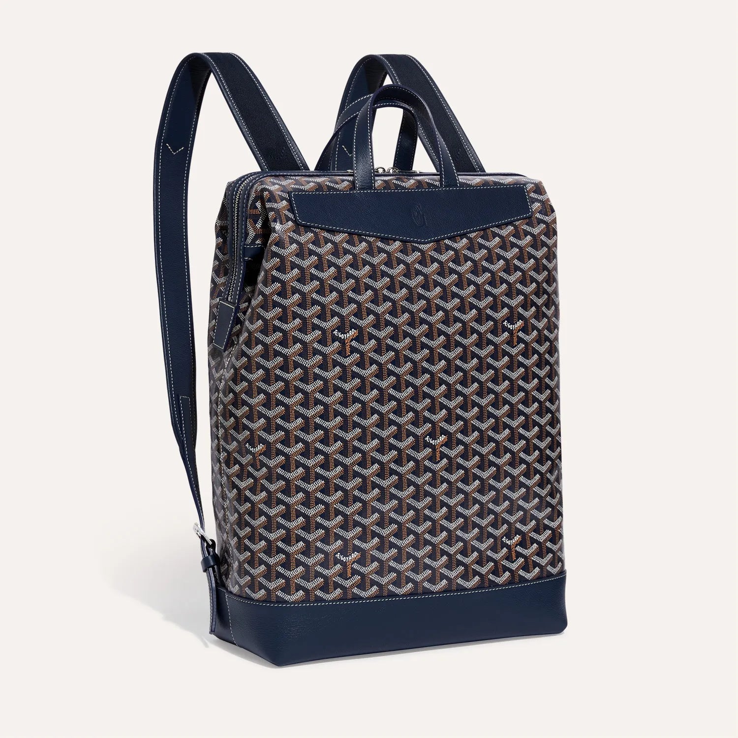 Cisalpin Zip Backpack - Navy Blue
