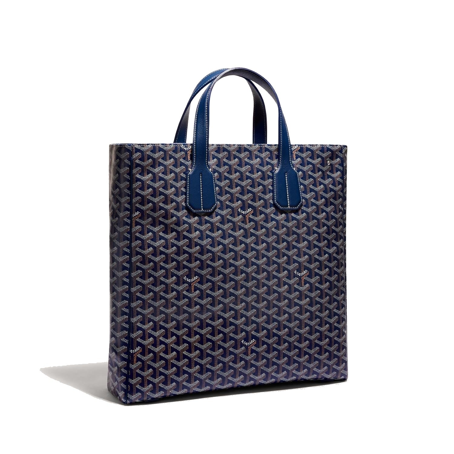 Slim Vertical Crossbody Bag - Navy Blue
