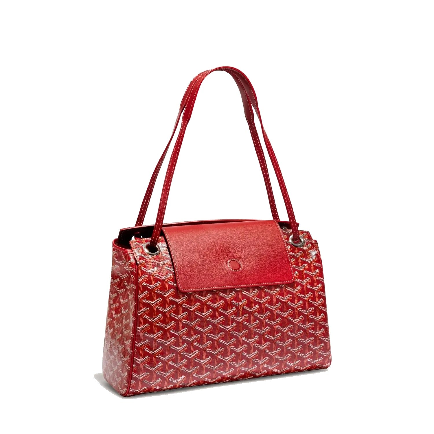 Soft Drawstring Bucket Bag - Red
