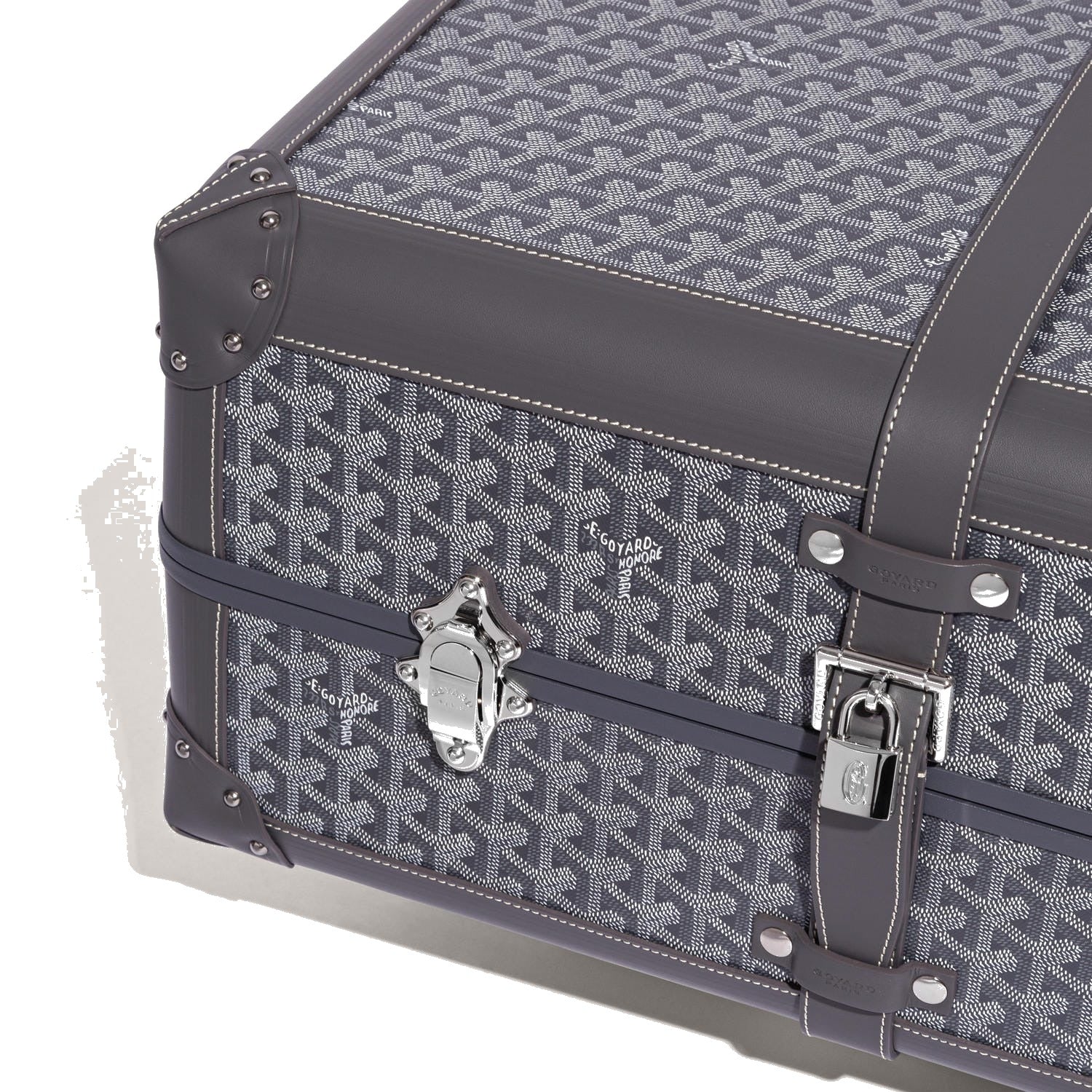 Canvas Rolling Trolley Suitcase - Cabin - Grey - 64