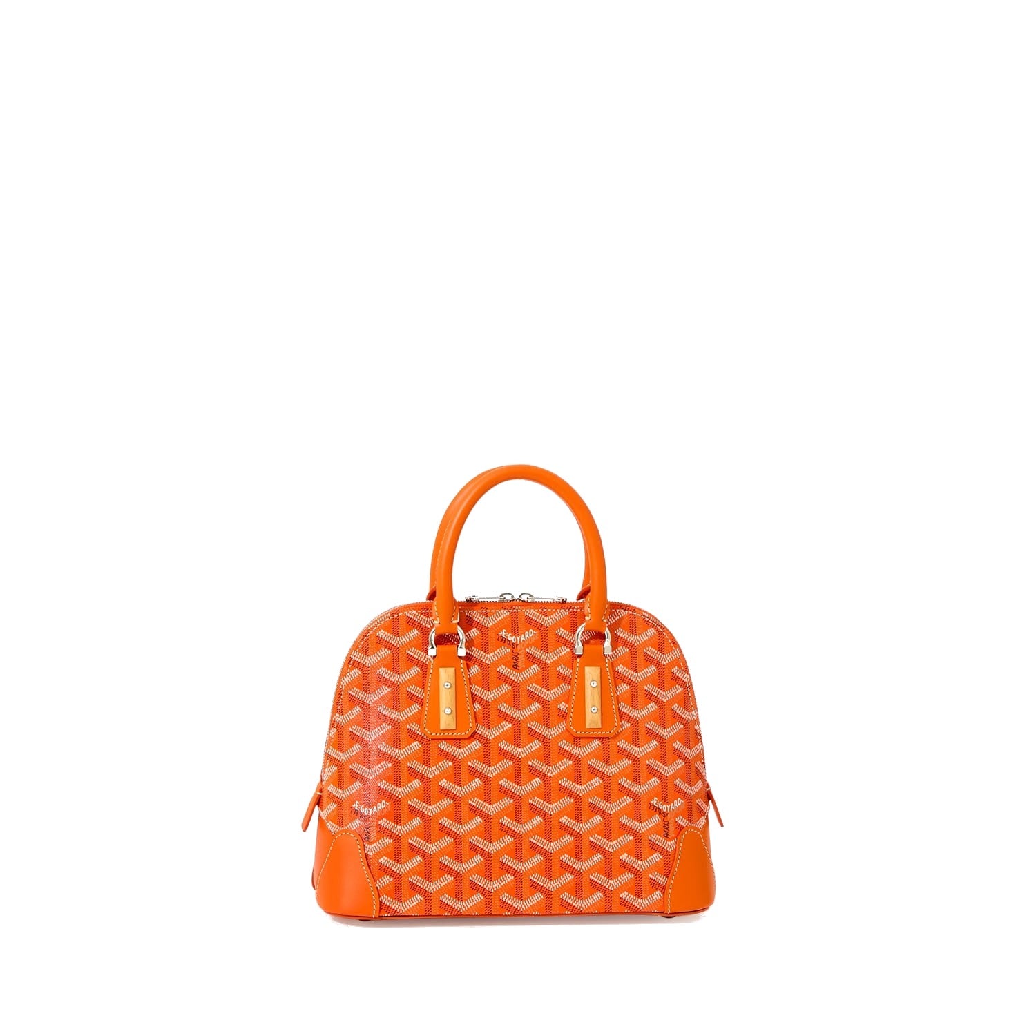 Mini Structured Top-Handle Bag - Orange - 17