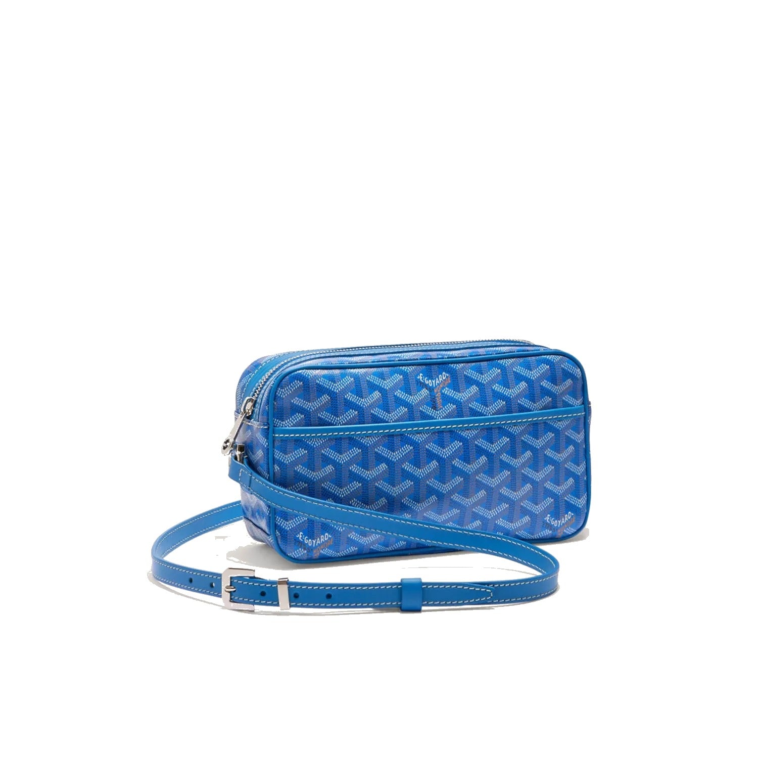 Compact Crossbody Flap Bag - Sky Blue