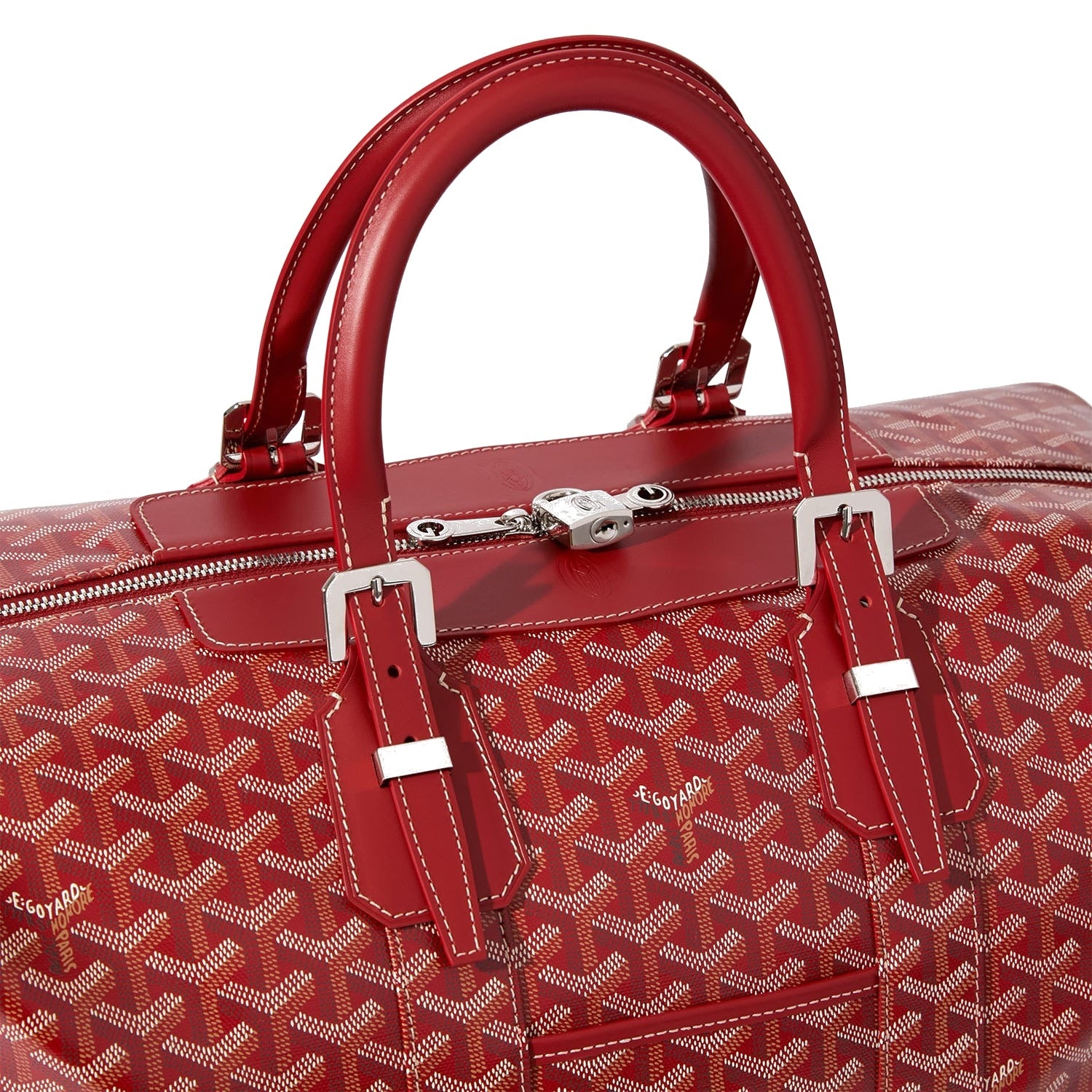 Canvas Bowling Travel Bag - 45cm - Red - 12