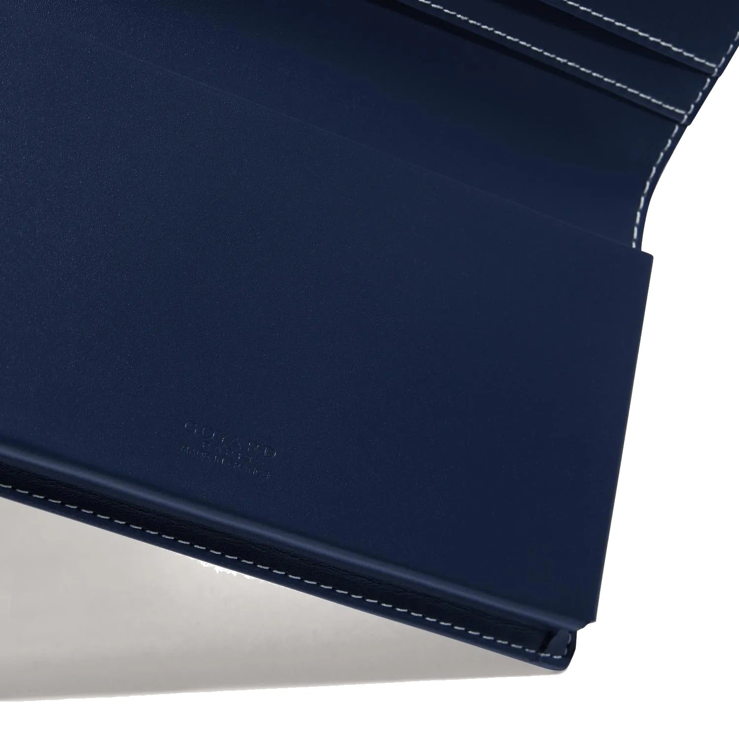 Long Snap Wallet with Card Slots - Navy Blue - 12