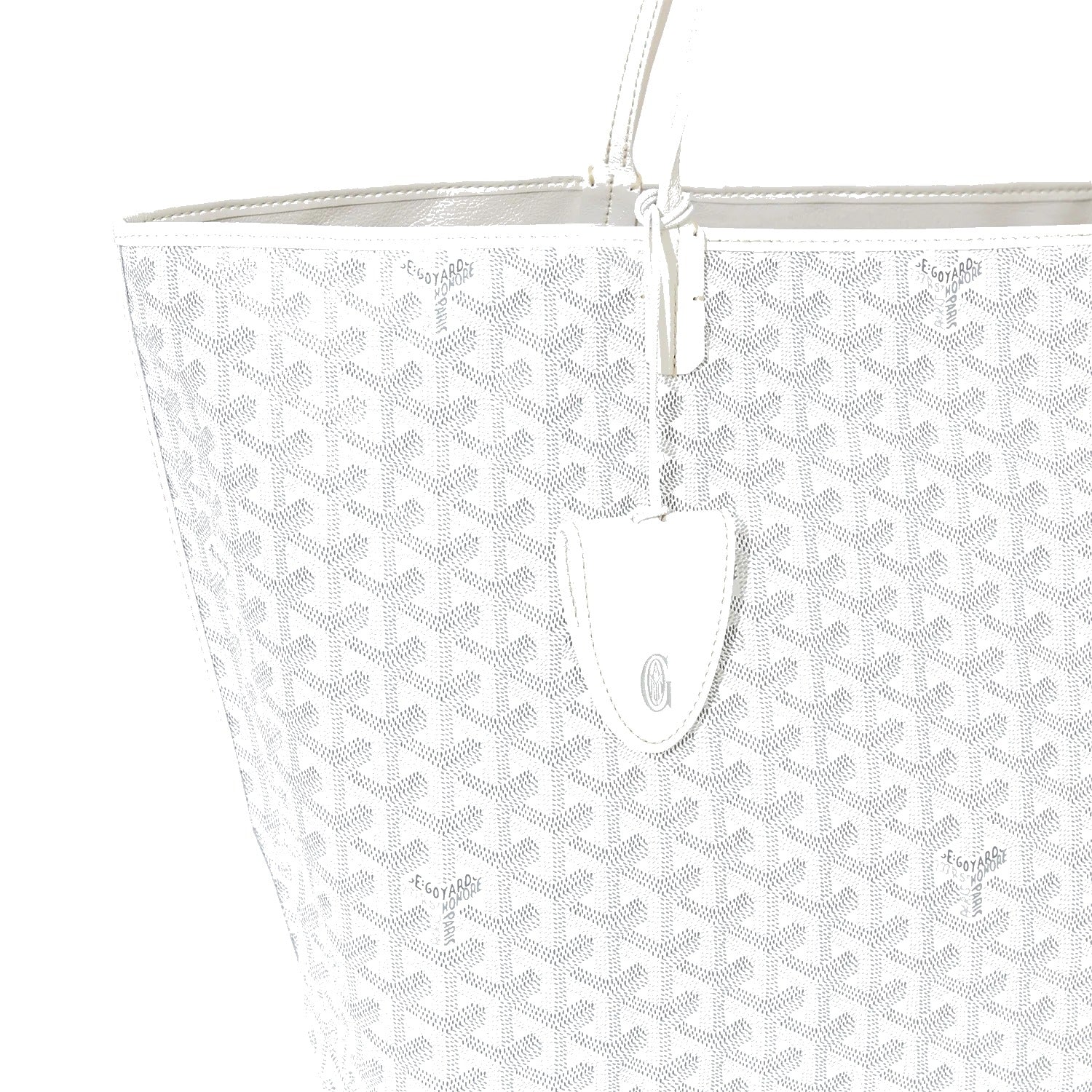 Reversible Leather Tote Bag - Large - White - 50