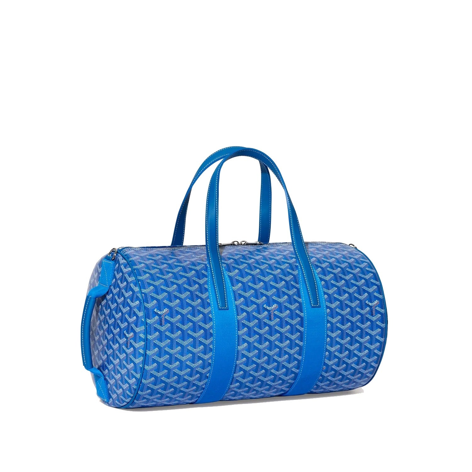 Canvas Sports Duffel Bag - Sky Blue