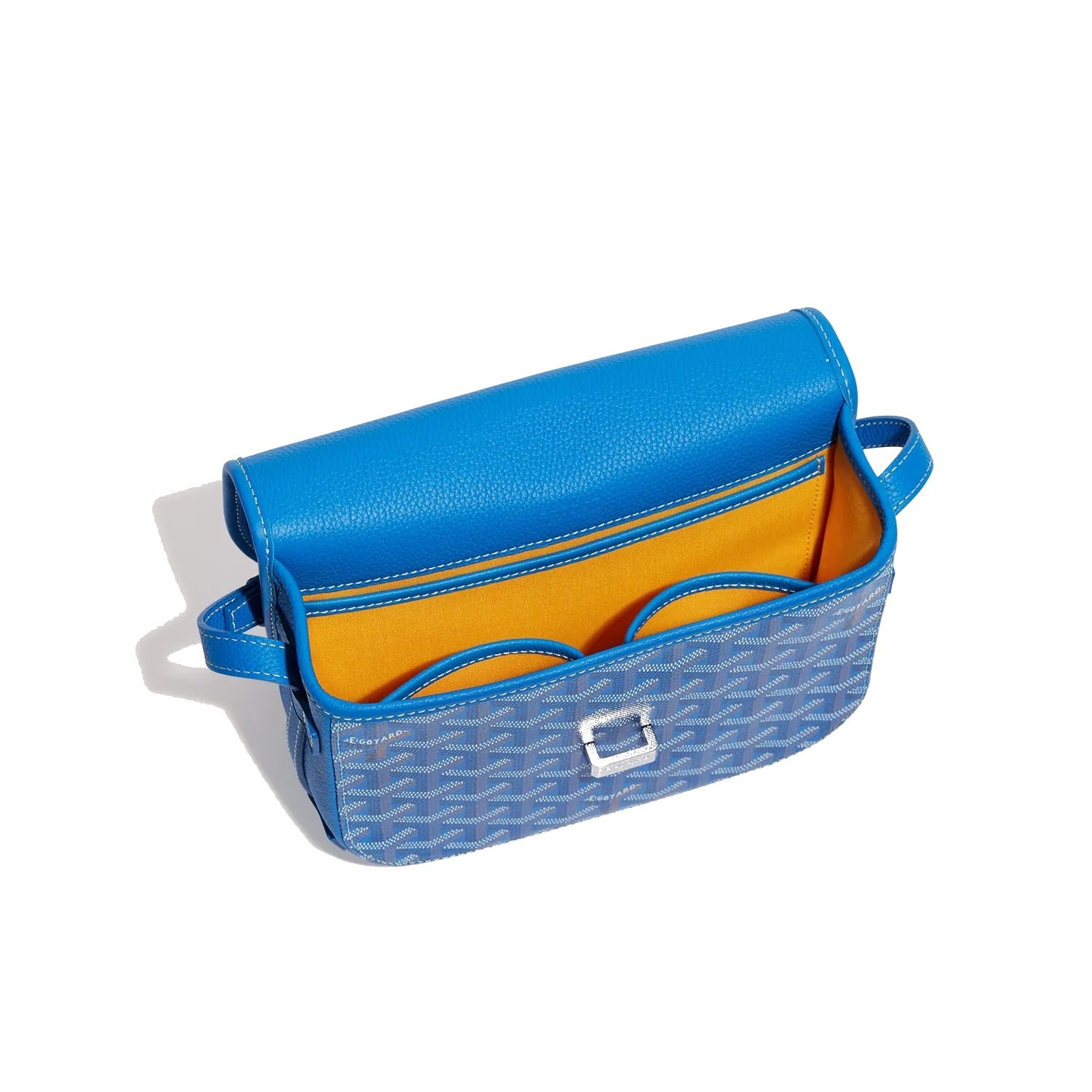 Canvas Crossbody Messenger - Small - Sky Blue - 34