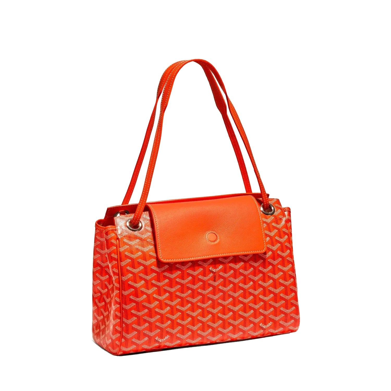Soft Drawstring Bucket Bag - Orange