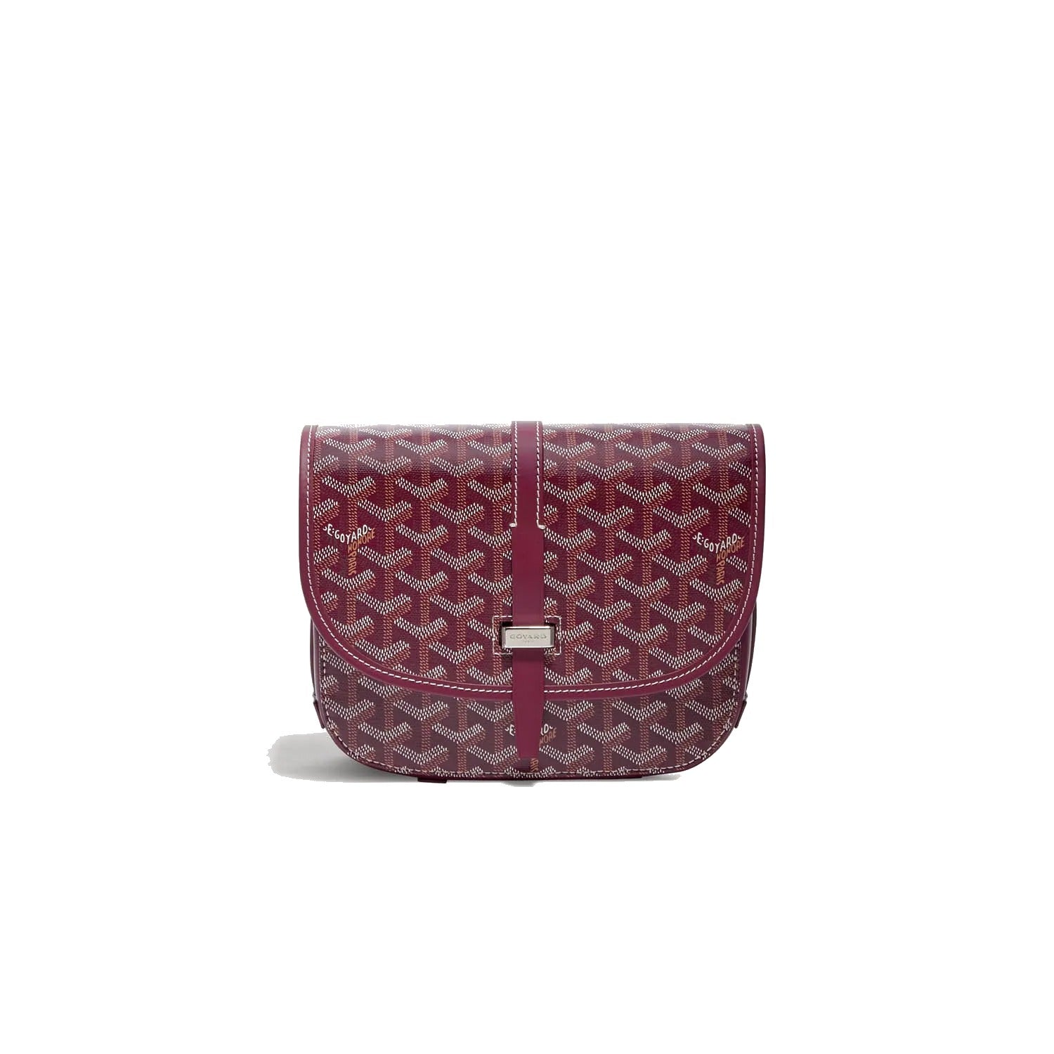 Canvas Crossbody Messenger - Small - Burgundy - 42