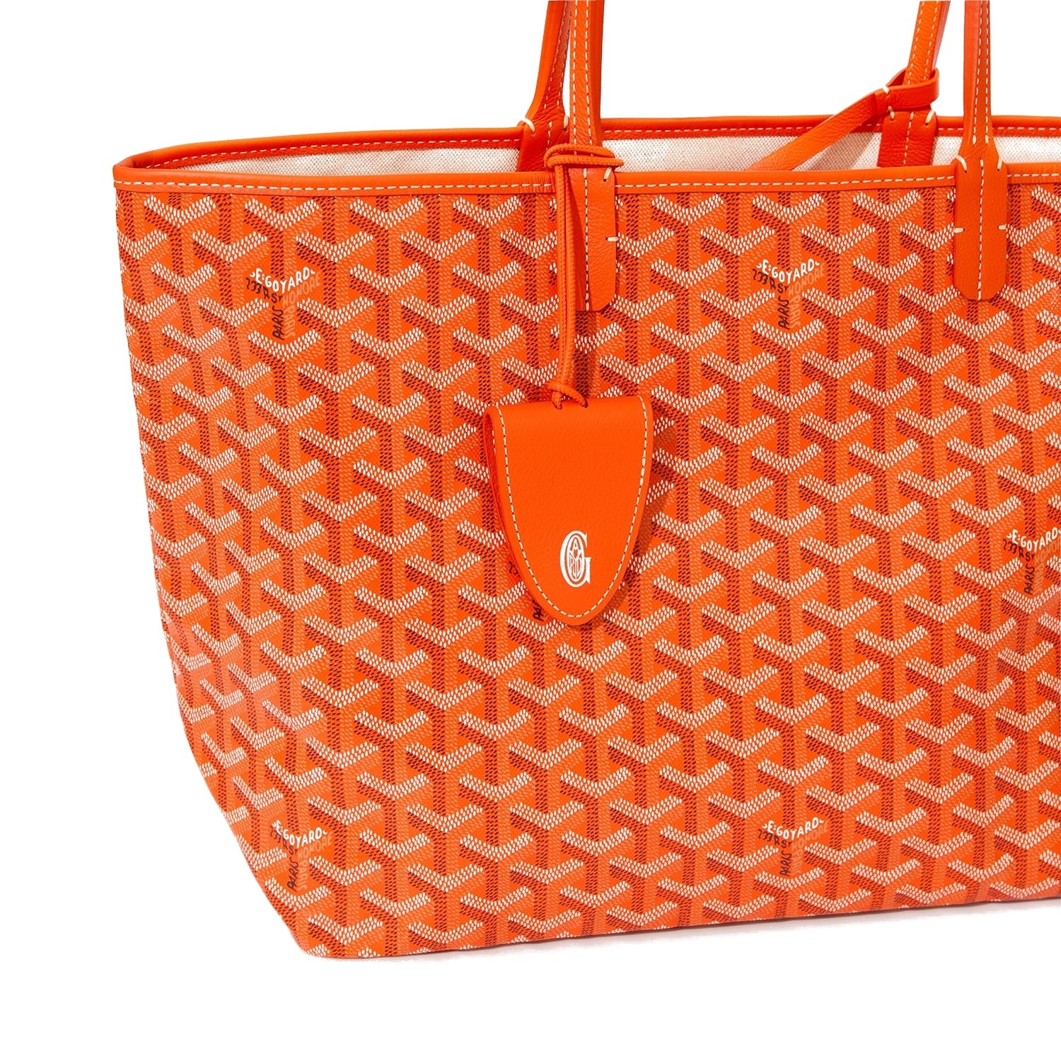 Lightweight Canvas Tote Bag - Small - Orange - 24