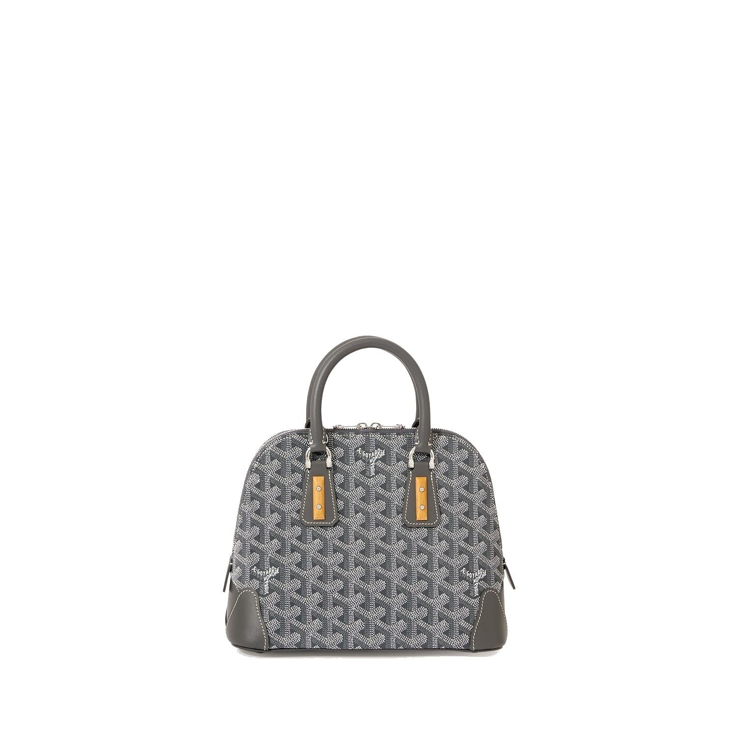 Mini Structured Top-Handle Bag - Grey - 52