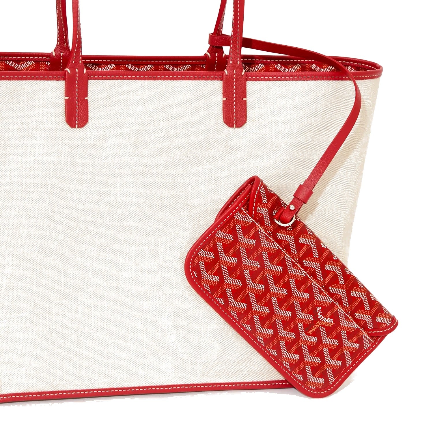 Lightweight Canvas Tote Bag - Small - Red - 17