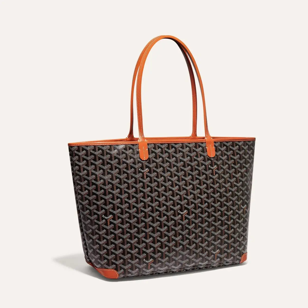 Artois MM Structured Tote - Black & Tan
