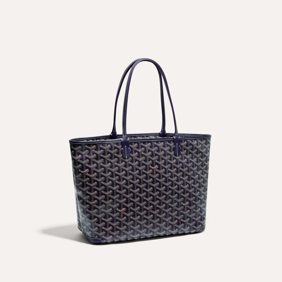 Artois PM Structured Tote - Navy Blue