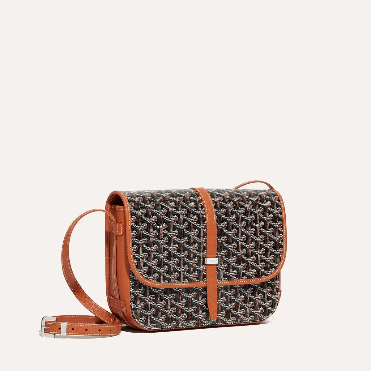 Belvédère MM Crossbody - Black & Tan