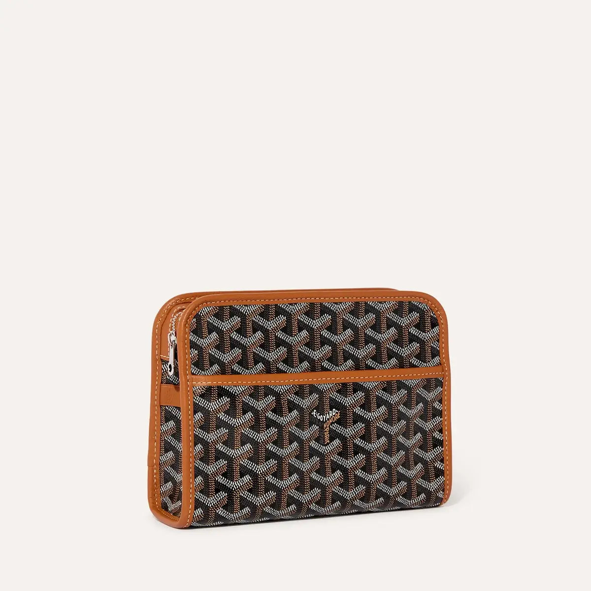 Jouvence PM Toiletry Bag - Black & Tan